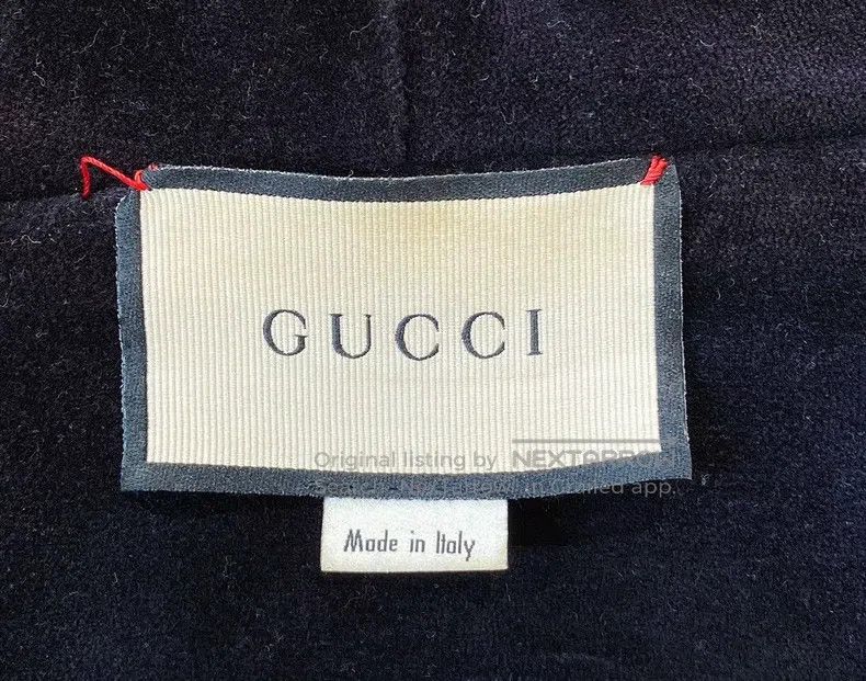 Gucci Gucci Black velvet jacket embroidered with dragon pattern Size US S / EU 44-46 / 1 - 5 Thumbnail