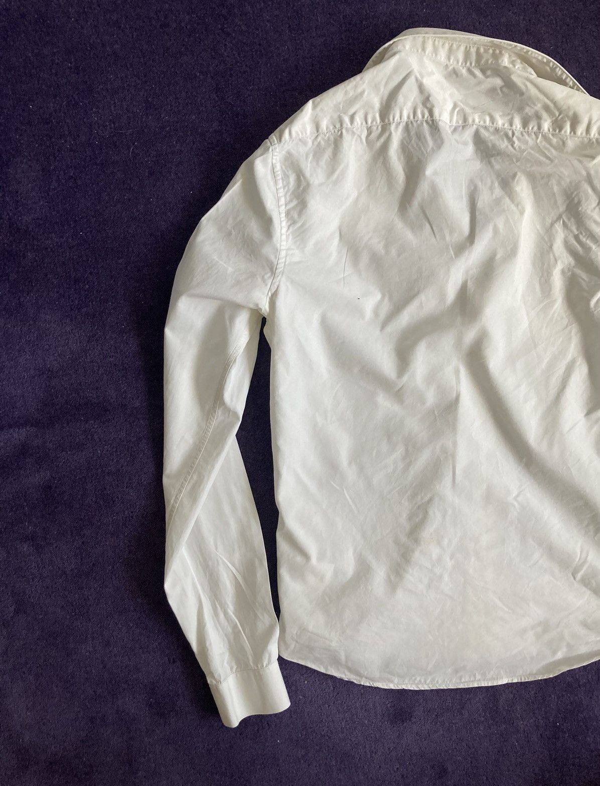 Kris Van Assche Kris Van Assche White Poplin Shirt Size US M / EU 48-50 / 2 - 11 Thumbnail
