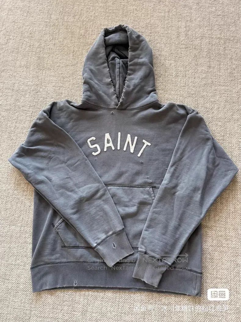 Saint Michael Saint Michael Make an old alphabet sweatshirt Size US L / EU 52-54 / 3 - 1 Thumbnail