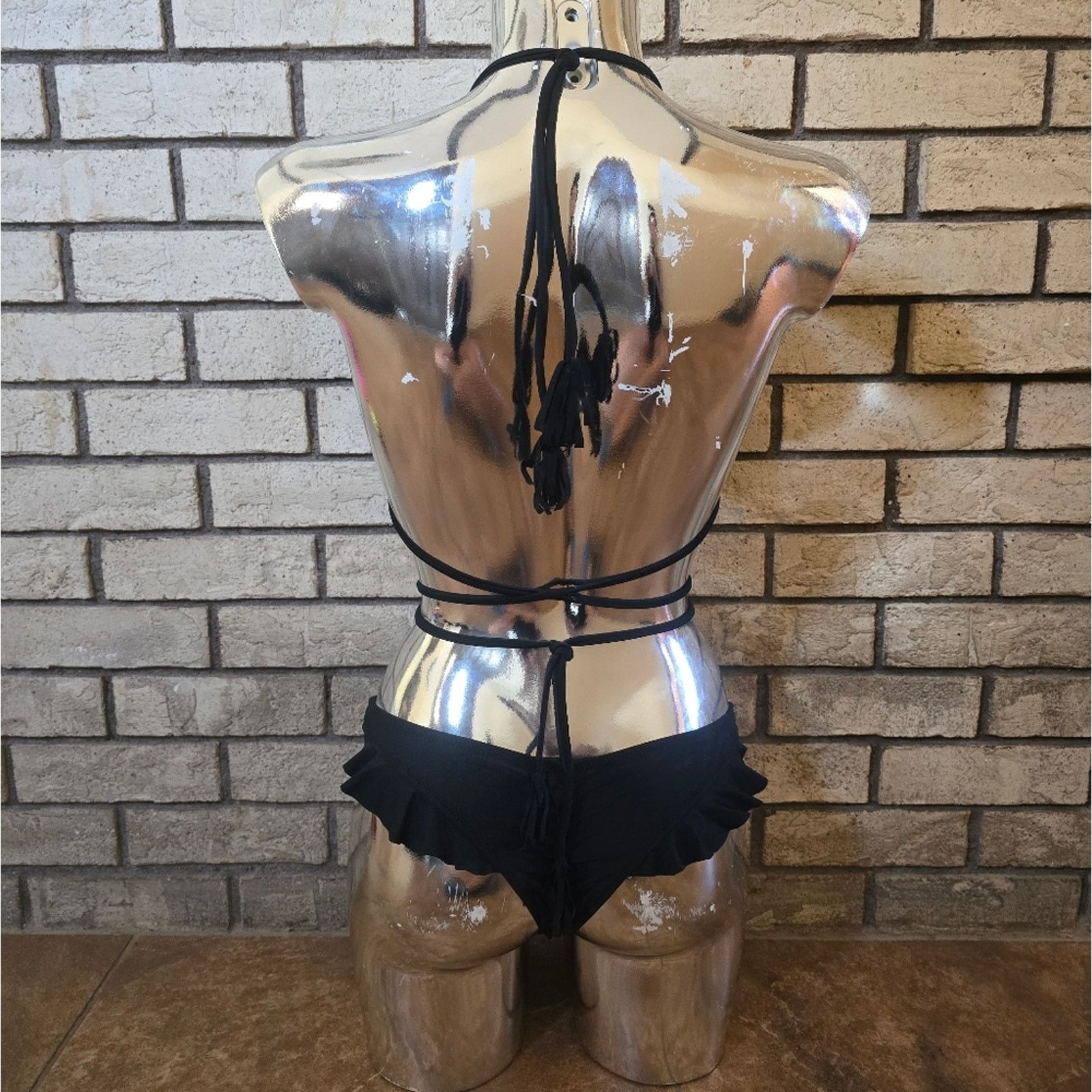Other Black Storm | FYS | Redondo Beach Ruffle Bikini Set Size ONE SIZE - 2 Thumbnail