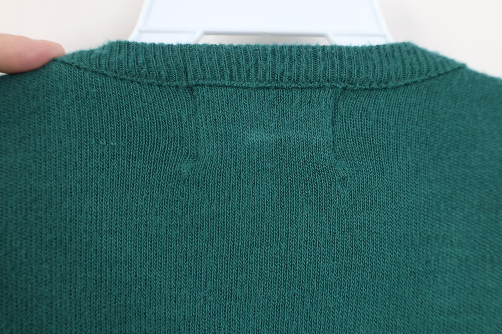 Vintage Vintage 70s 80s The Masters Golf Knit Sweater Vest Green USA Size US L / EU 52-54 / 3 - 6 Thumbnail
