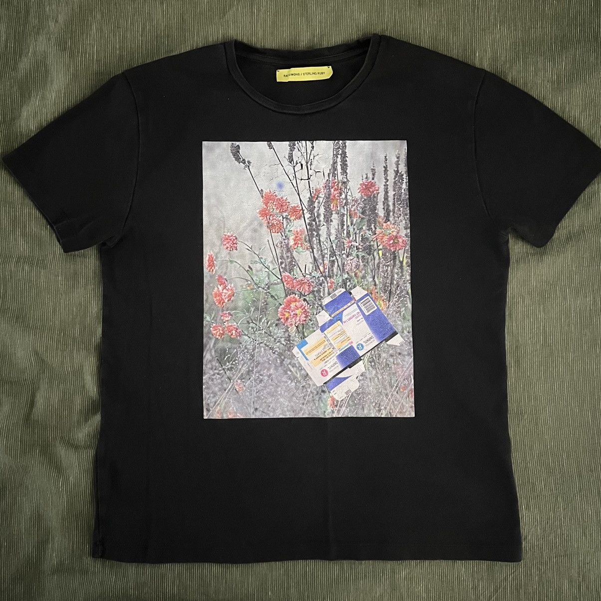 Raf Simons × Sterling Ruby Raf x Sterling Ruby Flowers Graphic Tee Size US L / EU 52-54 / 3 - 1 Thumbnail