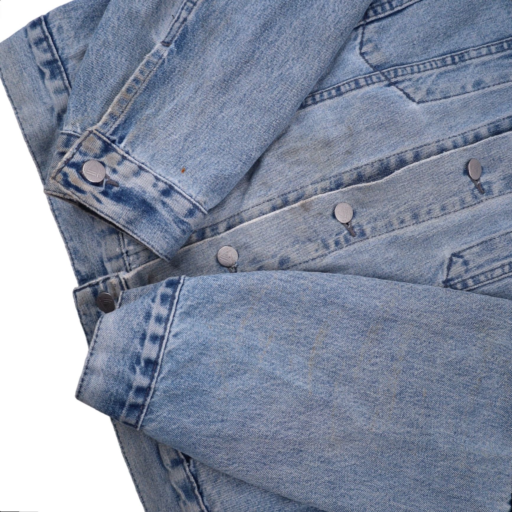 Levi's VINTAGE Levi's Silvertab Denim Jean Jacket Blue Mens Large L Regular, Jacket, Denim, 8/10, USA Made Size US 33 - 3 Thumbnail