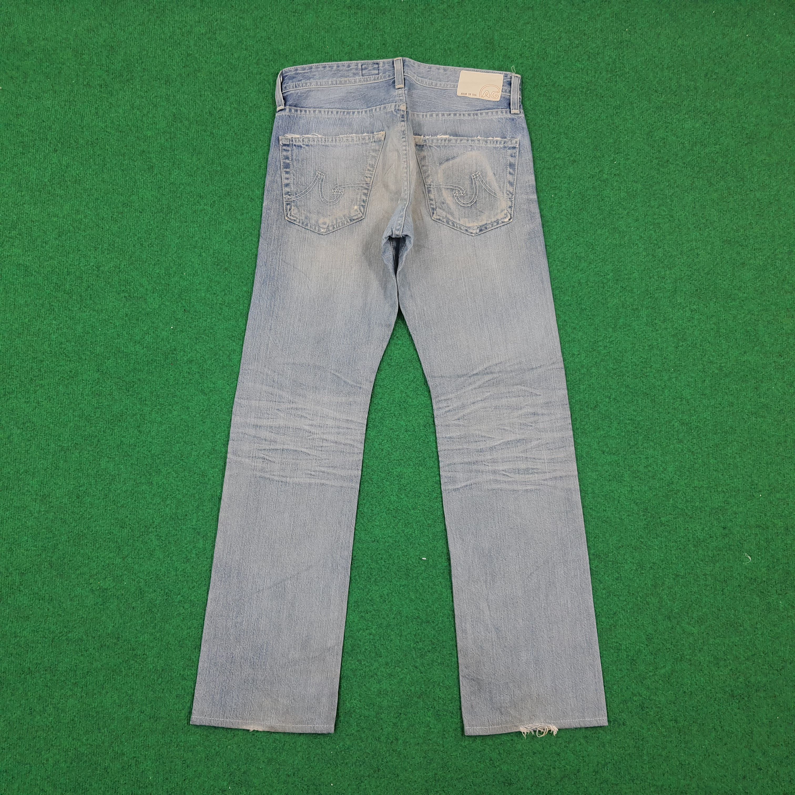 AG Adriano Goldschmied × Designer × Vintage Vintage AG Adriano Goldschmied Designer Denim Pants Size US 30 / EU 46 - 1 Thumbnail