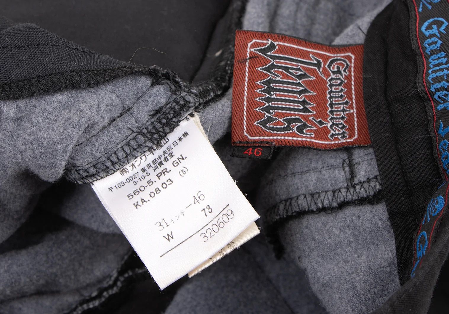 Jean Paul Gaultier Checker Stitch Pad Pants Black Size 46 Size US 30 / EU 46 - 17 Thumbnail