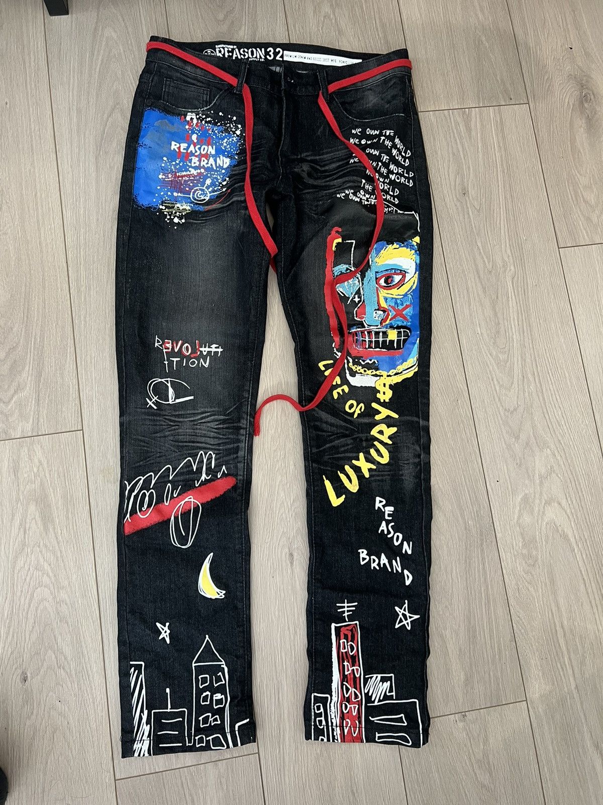 Reason Reason black jeans Size US 32 / EU 48 - 1 Thumbnail