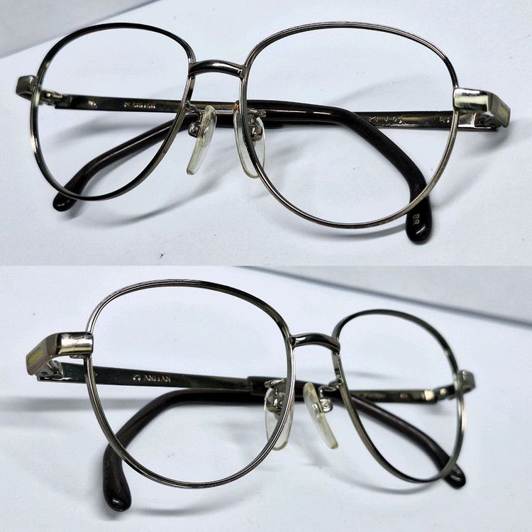 MASUNAGA RARE Masunaga KOOKI J-05 Planitan Titanium Glasses Frame Size ONE SIZE - 2 Thumbnail