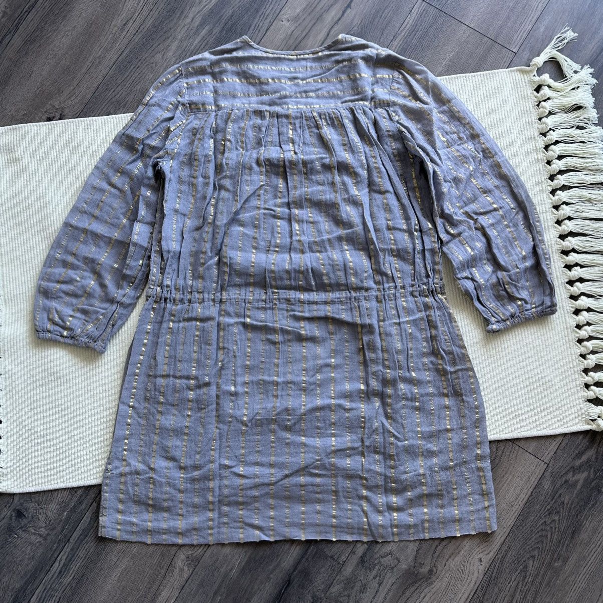 Isabel Marant Etoile Isabel Marant Etoile Salome Metallic Stripe Mini Dress Size XS / US 0-2 / IT 36-38 - 6 Thumbnail