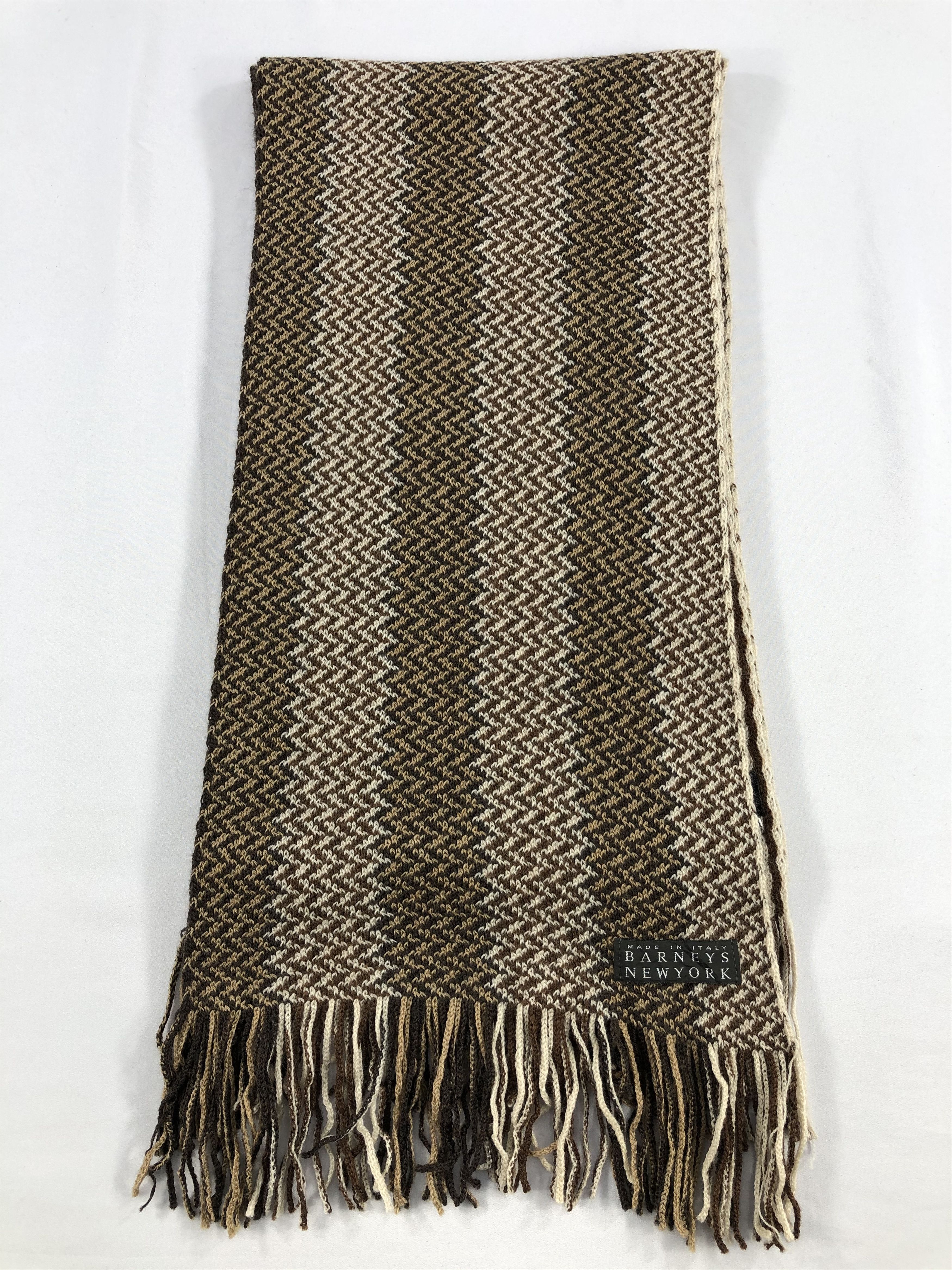 Barneys New York Vintage Barneys New York Scarf/Muffler/Neckwear MF1688 Size ONE SIZE - 2 Thumbnail