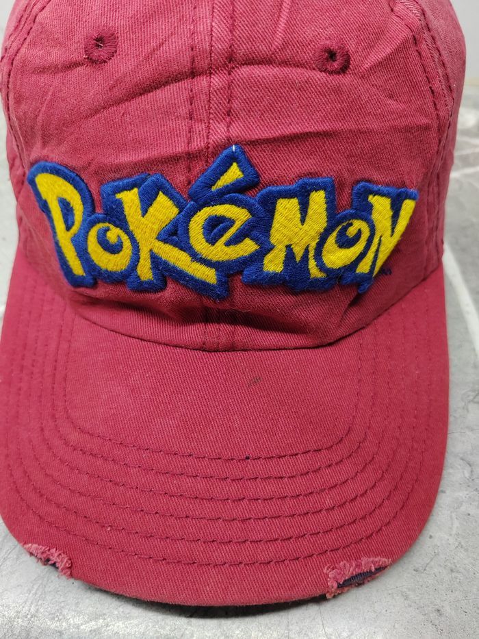 Pokemon Vintage Pokemon Distressed Style Cap Hat Size ONE SIZE - 3 Thumbnail