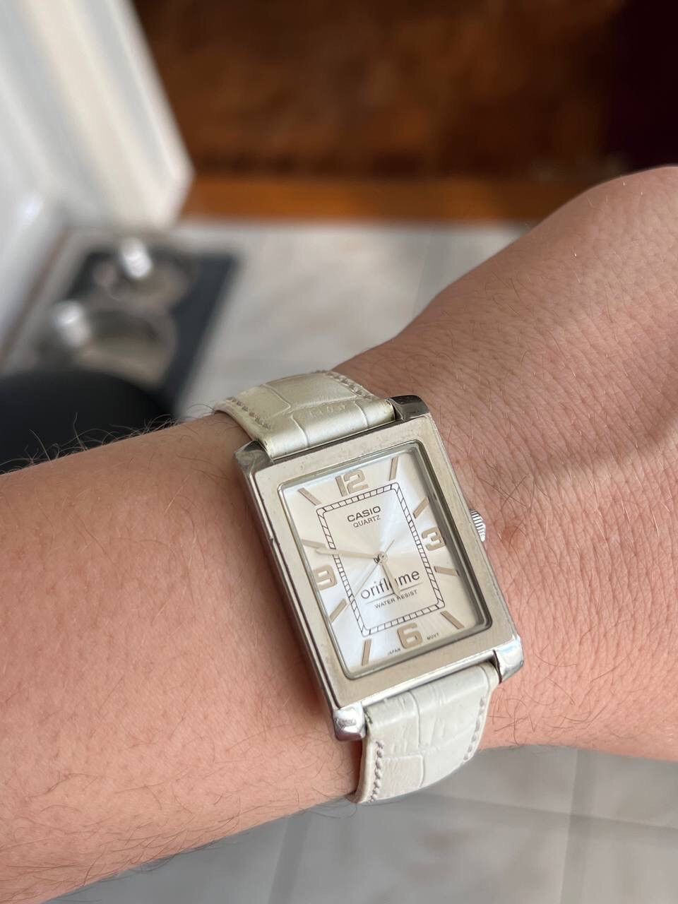 Japanese Brand × Jewelry × Vintage RETRO Japan Stylish Fashion Watch Casio Silver 09 Futuristic Size ONE SIZE - 1 Thumbnail