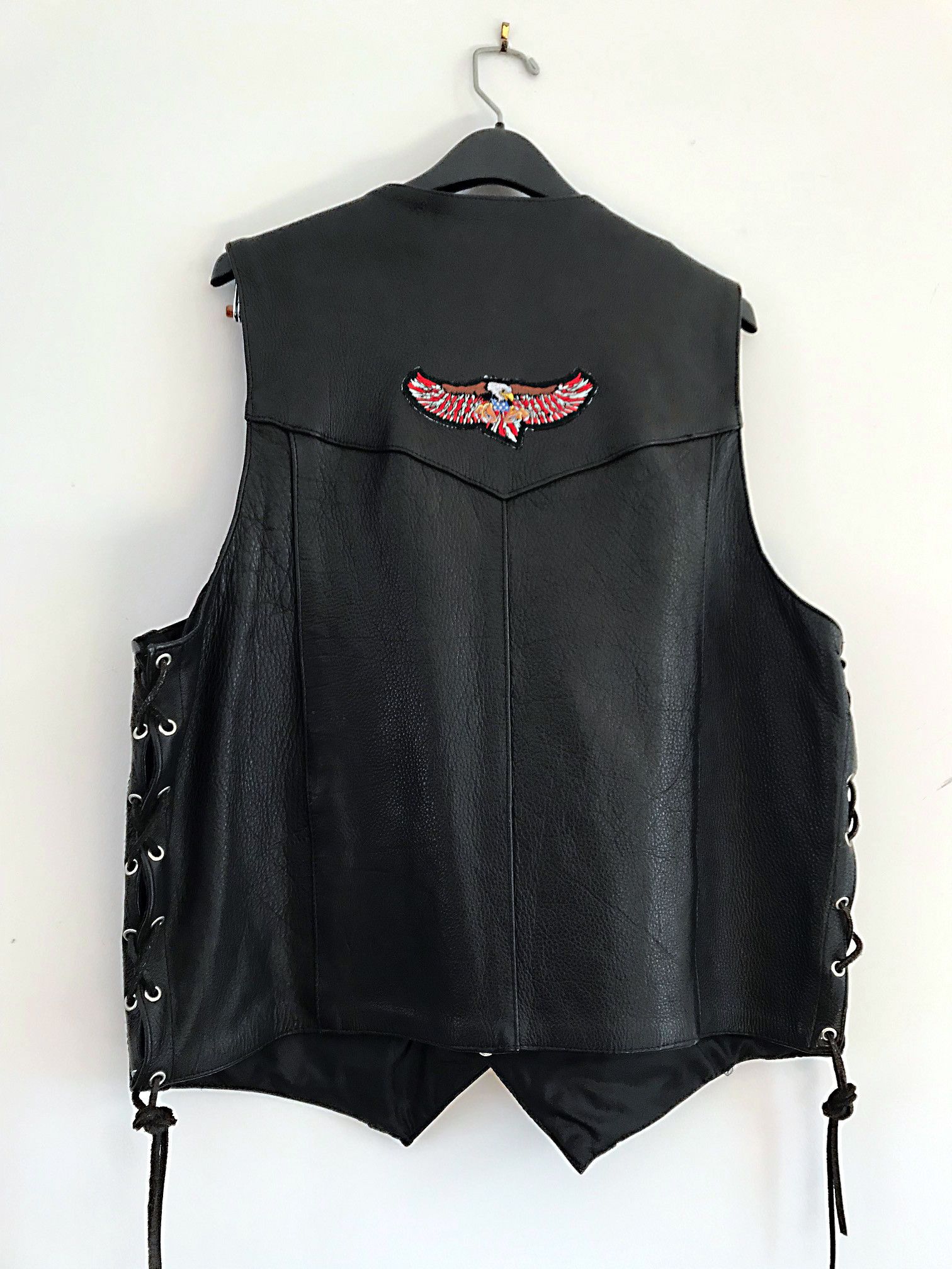 Other Motorcycle Biker Leather Buffalo Vest Sleeveless Size US XXL / EU 58 / 5 - 1 Thumbnail