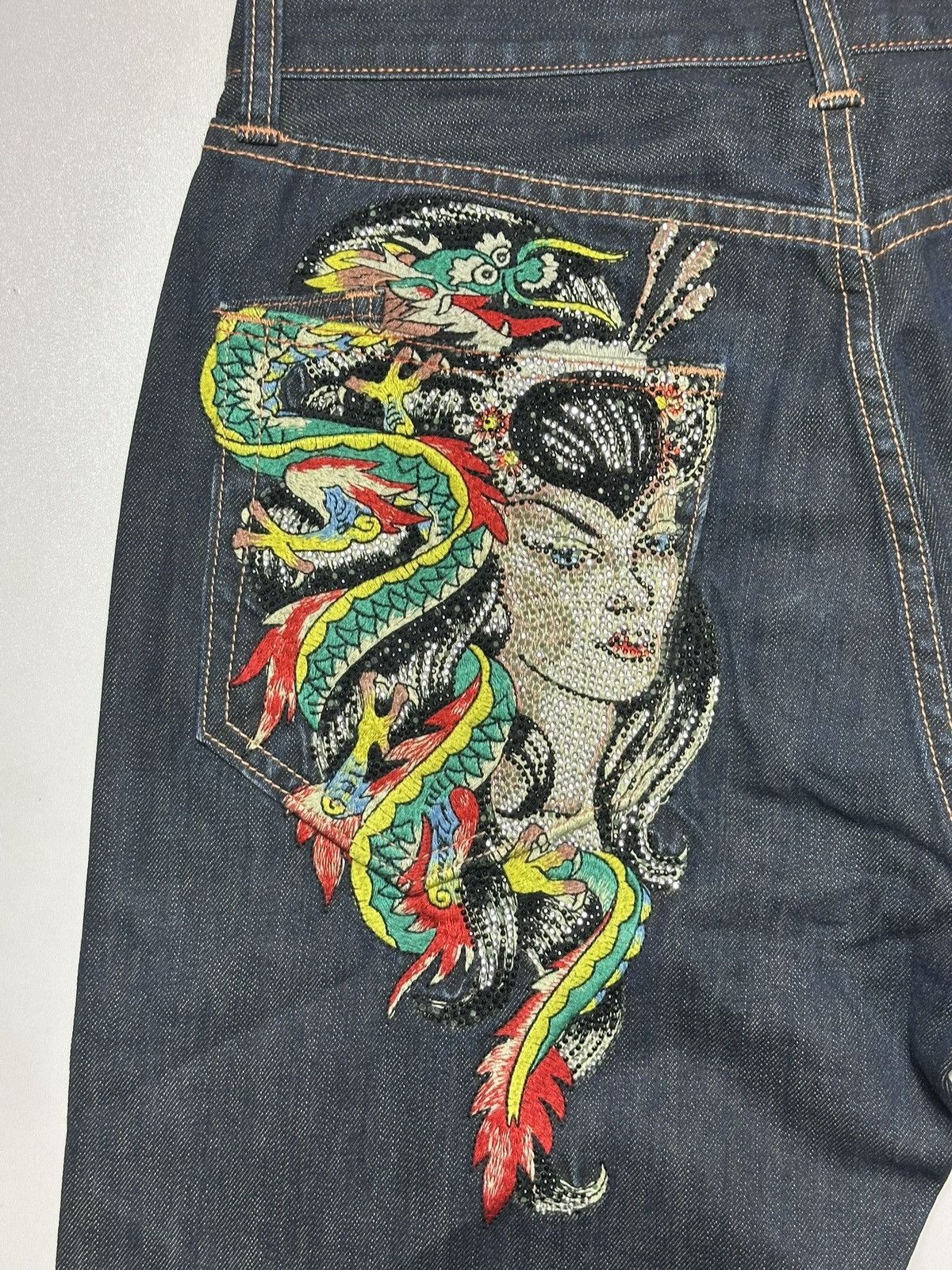Ed Hardy Vintage Ed hardy Baggy Jeans Size US 32 / EU 48 - 2 Thumbnail