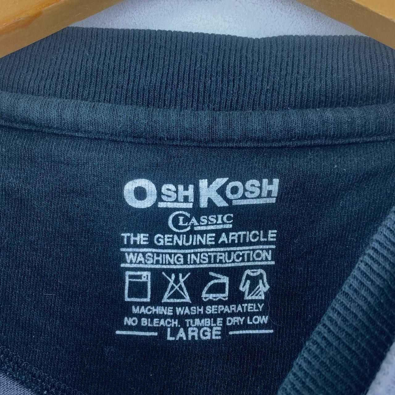 Oshkosh Vintage OSHKOSH JAPAN Natural Sun Faded Tee Shirt Size US L / EU 52-54 / 3 - 3 Thumbnail