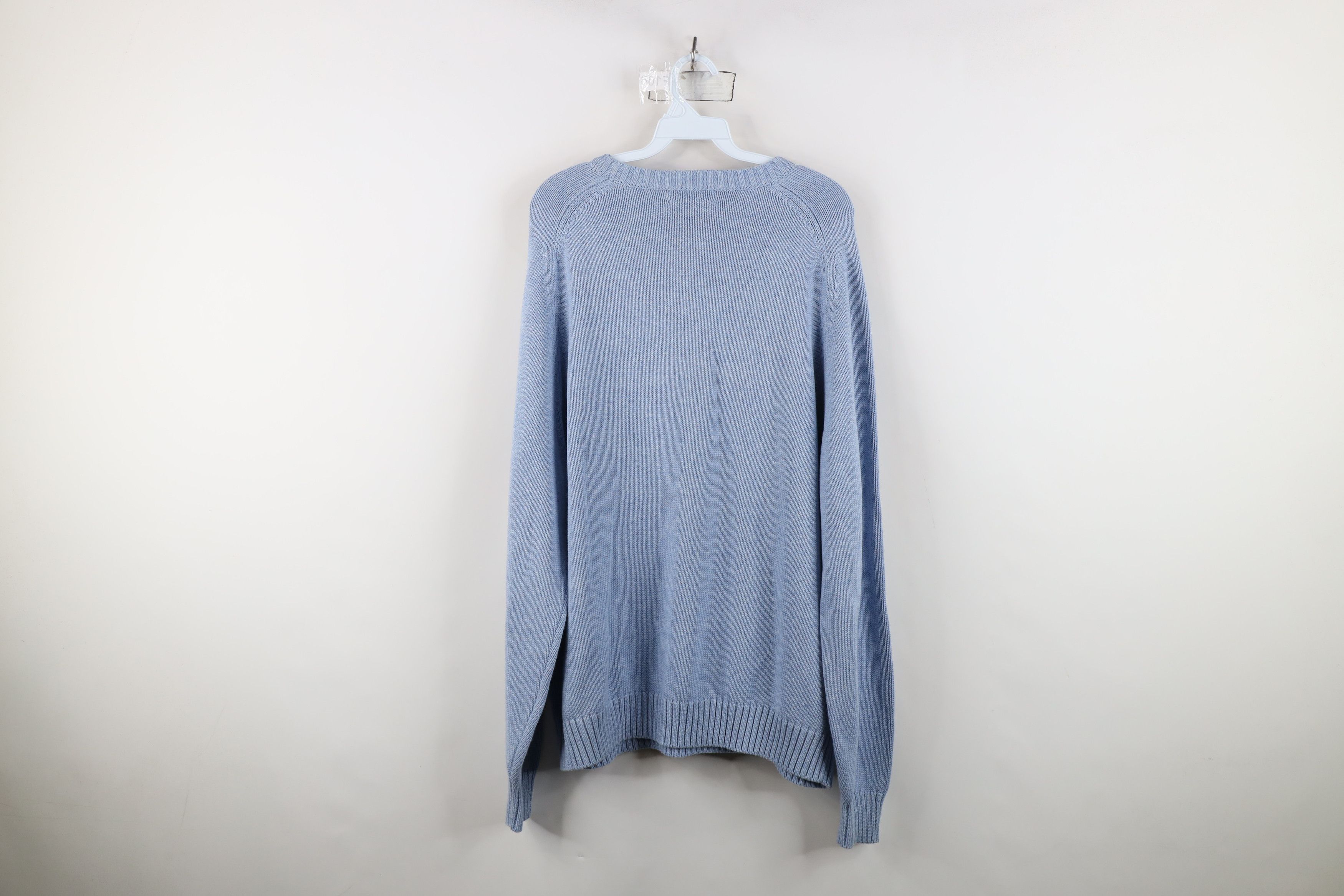 Lands' End Vintage 90s Lands End Crewneck Sweater Carolina Blue Japan Size US XL / EU 56 / 4 - 9 Thumbnail