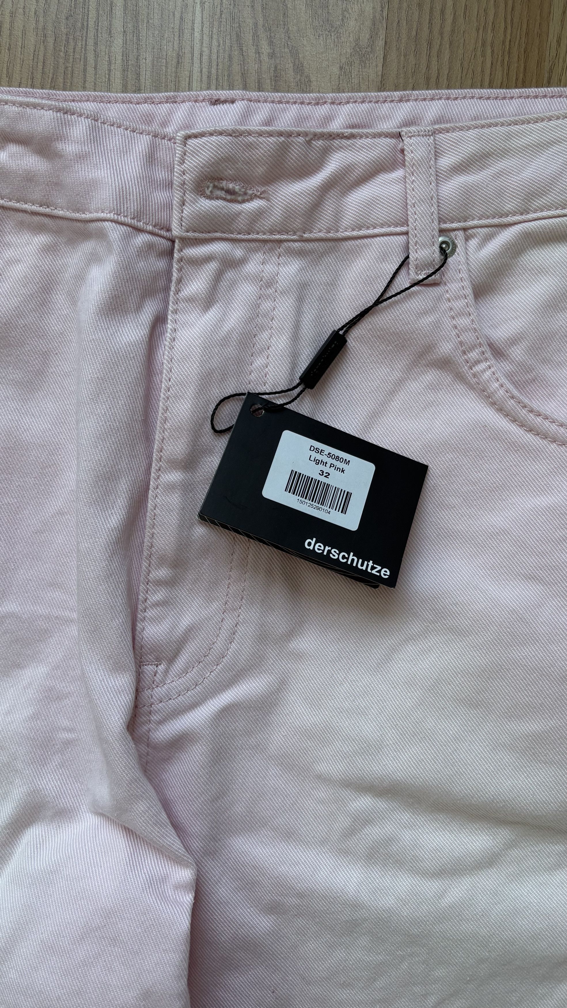 Derschutze Derschutze "garden of eden" denim jeans - light pink Size US 32 / EU 48 - 3 Thumbnail
