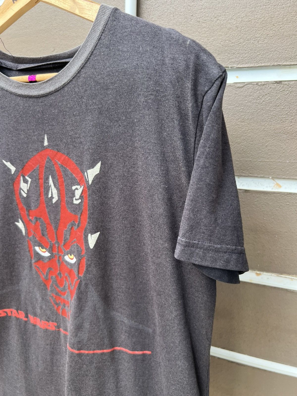 Star Wars THRASHED FADED DARTH MAUL STAR WARS MOVIE TEE Size US L / EU 52-54 / 3 - 3 Thumbnail