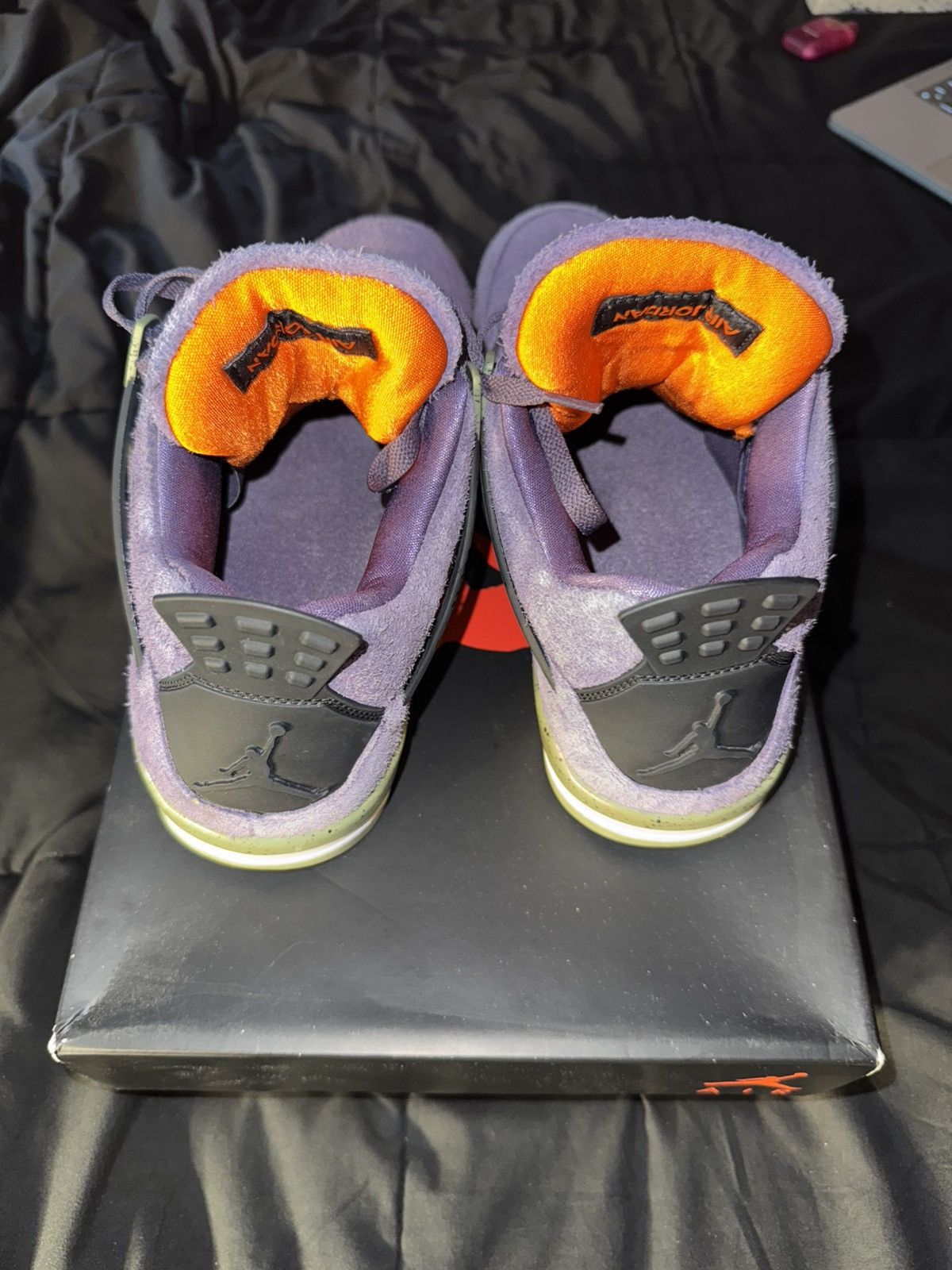 Jordan Brand × Nike WMNS AIR JORDAN 4 RETRO CANYON PURPLE Size US 10.5 / EU 43-44 - 6 Thumbnail