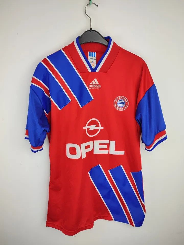 Vintage 1993 / 1995 Bayern Munich Home FOOTBALL Kit SHIRT SOCCER Size US M / EU 48-50 / 2 - 3 Thumbnail