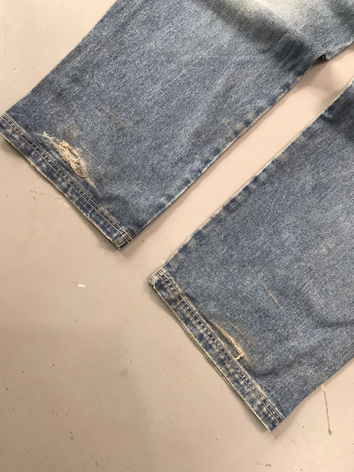 JNCO × Southpole × Vintage Vintage SirBennimiles SpellOut embroidered baggy fit denim Size US 38 / EU 54 - 8 Thumbnail