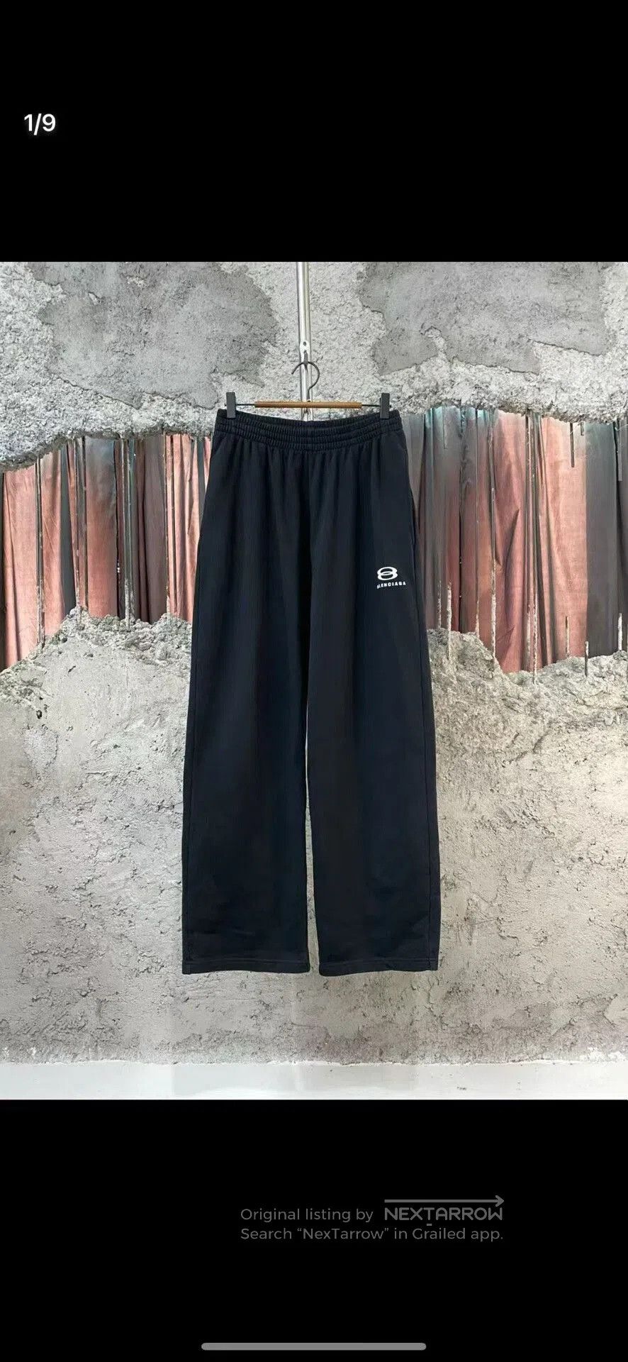 Balenciaga Balenciaga Double Ring Sweatpants in Black. Size US 26 / EU 42 - 1 Thumbnail