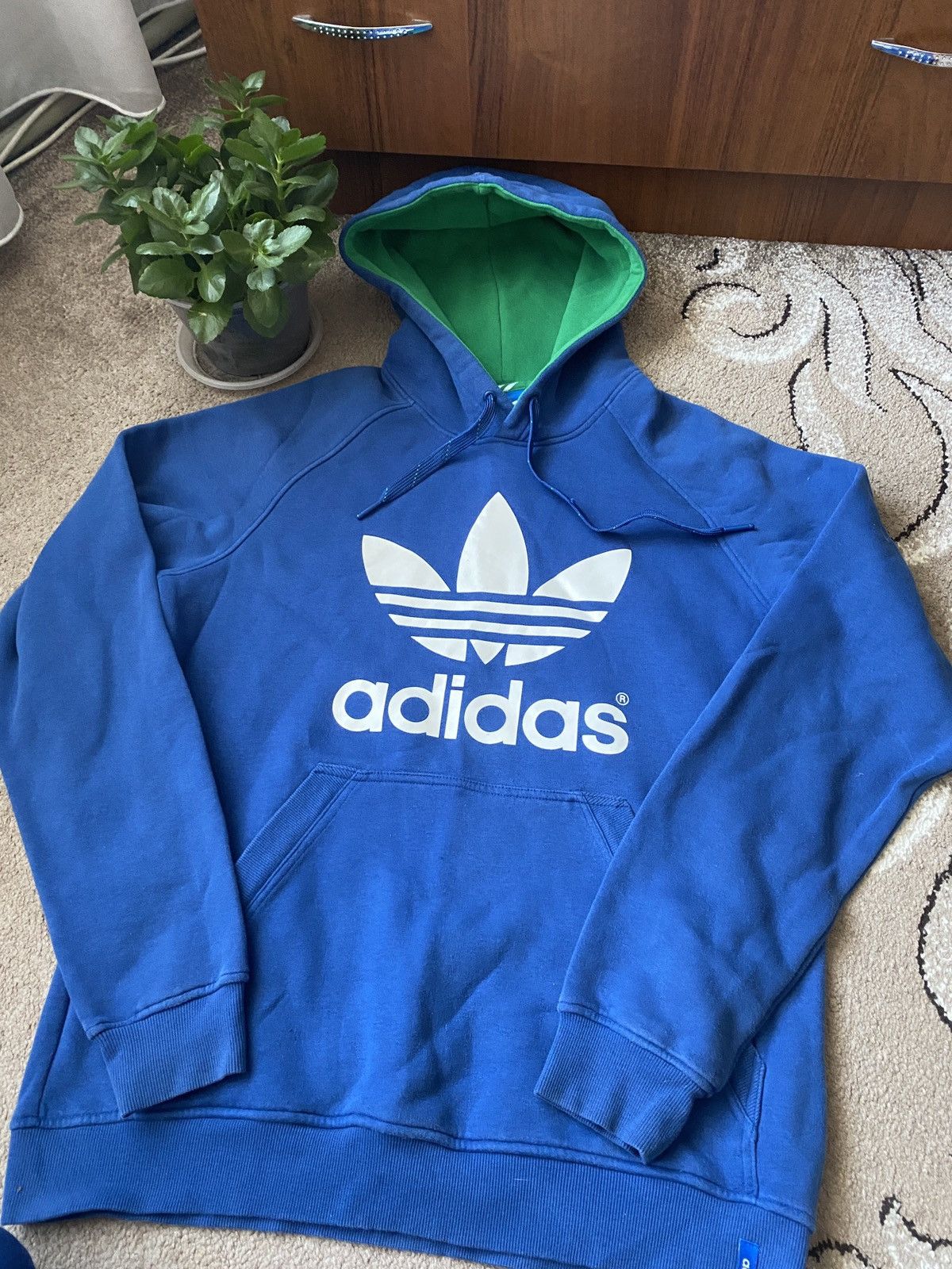 Adidas × Vintage vintage hoodie Adidas Original Size US L / EU 52-54 / 3 - 1 Thumbnail
