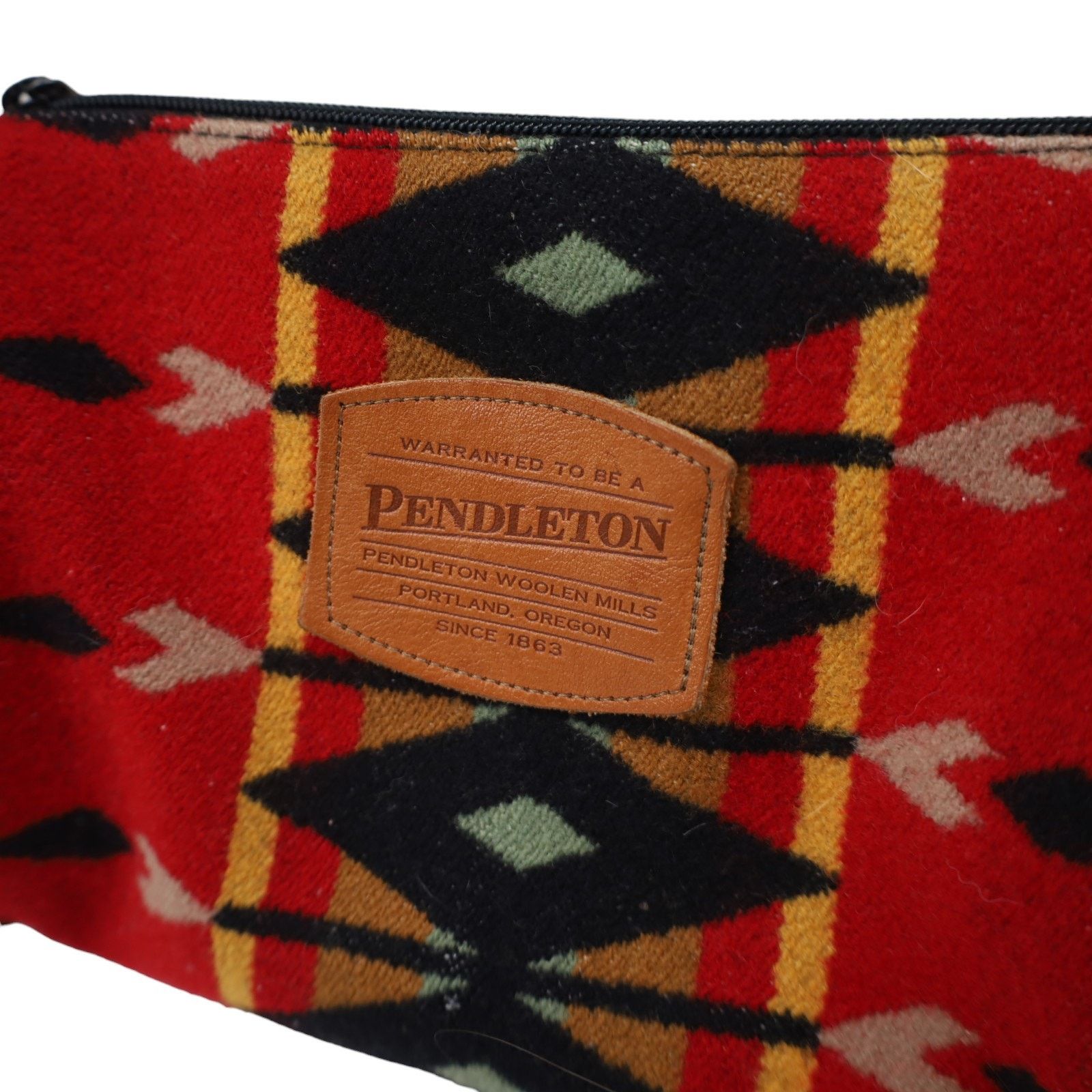 Pendleton × Vintage Vintage Pendleton Southwestern Aztec Print %100 Wool Purse Size ONE SIZE - 2 Thumbnail
