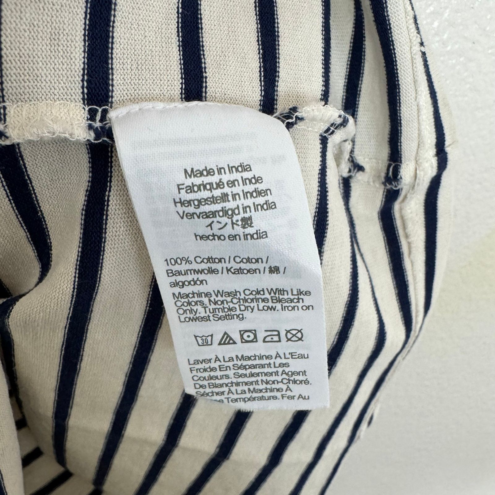 J.Crew J Crew Structured Mariner Striped Muscle Tshirts US Womens S Size S / US 4 / IT 40 - 3 Thumbnail