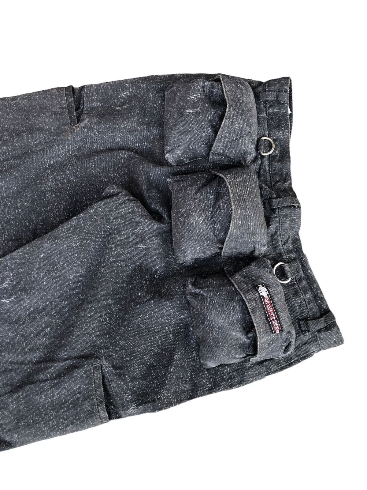Japanese Brand 2000's slash number 3D back pocket cargo pants Size US 29 - 2 Thumbnail