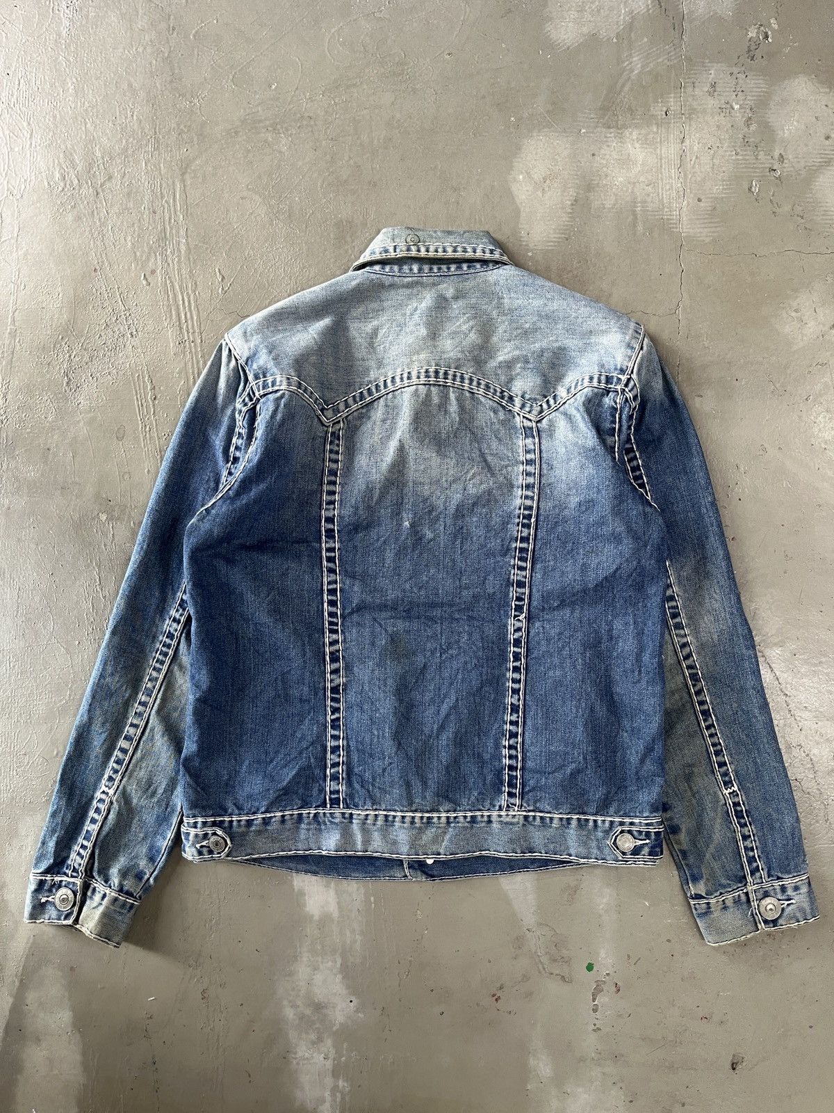 True Religion Vintage Label Jean True Religion Style Trucker Jacket Size US S / EU 44-46 / 1 - 8 Thumbnail