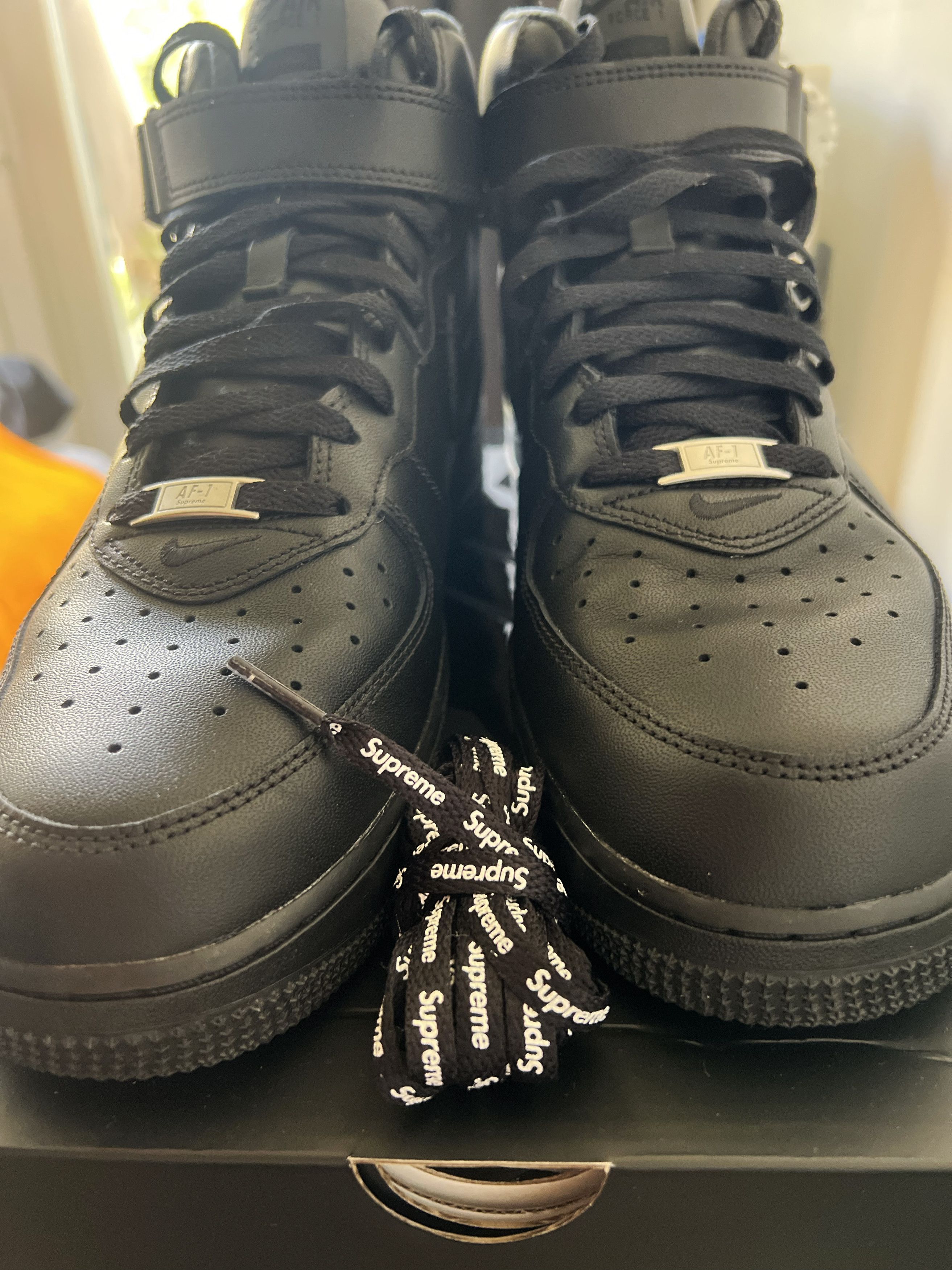 Supreme Brand New - Supreme®/Nike® Air Force 1 Mid - 45.5 EUR Size US 11.5 / EU 44-45 - 8 Thumbnail