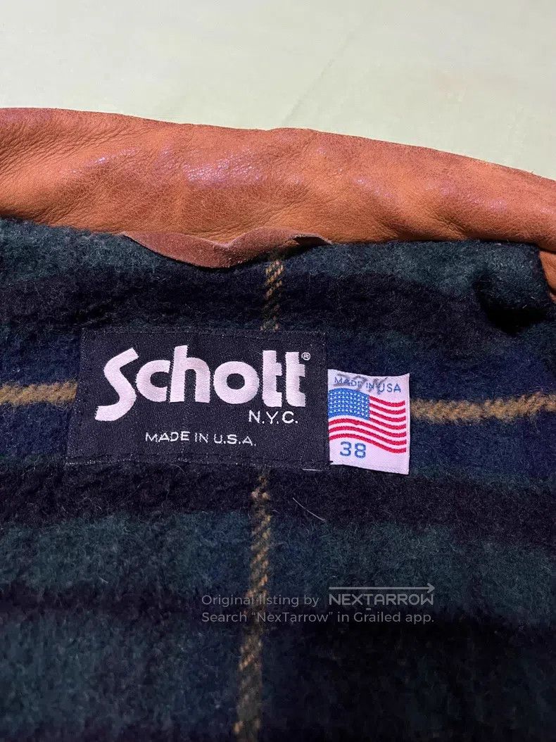 Schott Schott Vintage leather jacket Size US XS / EU 42 / 0 - 6 Thumbnail