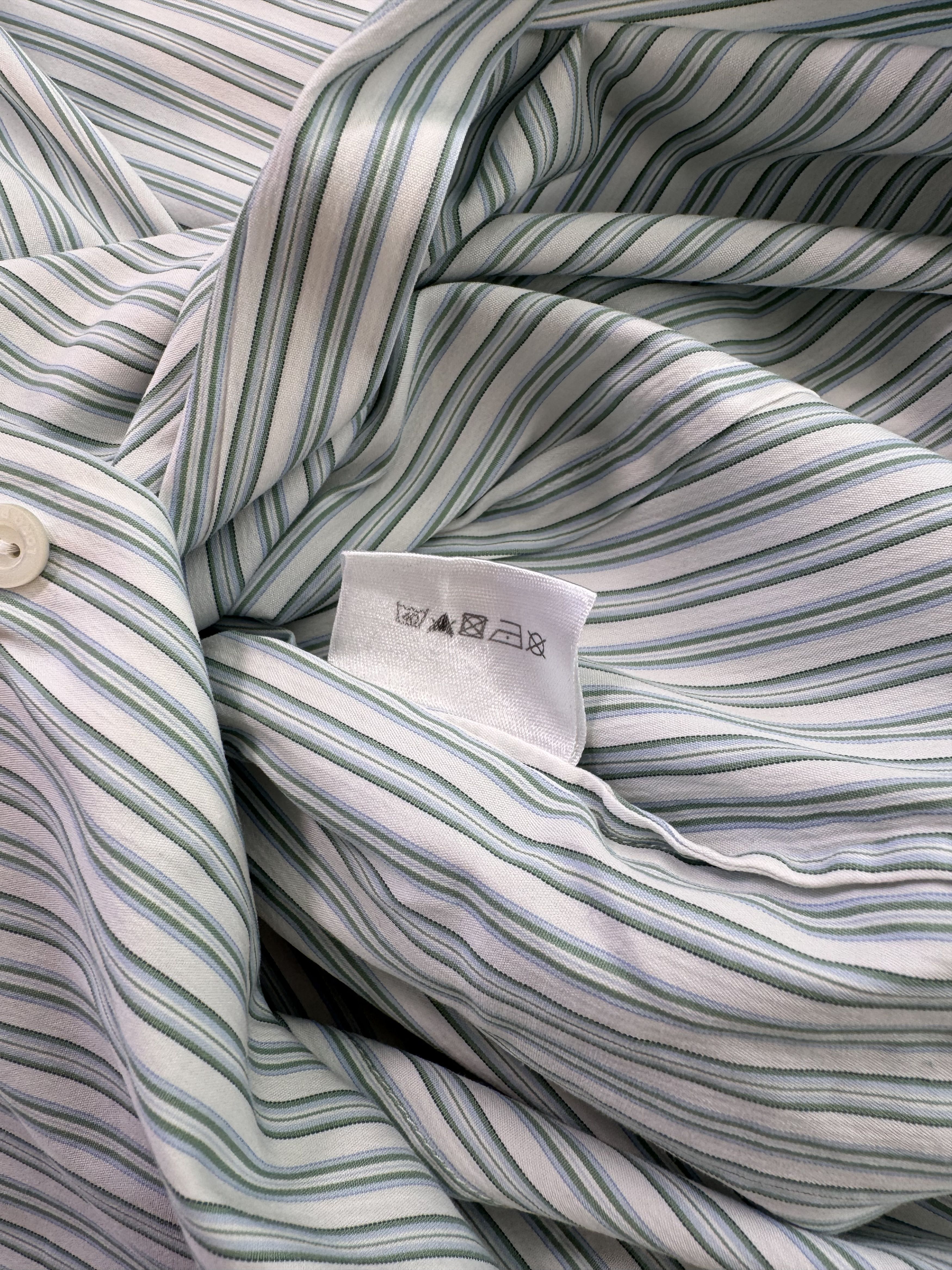 Loro Piana Lora Piana Stripe Dress Shirt Size US M / EU 48-50 / 2 - 8 Thumbnail