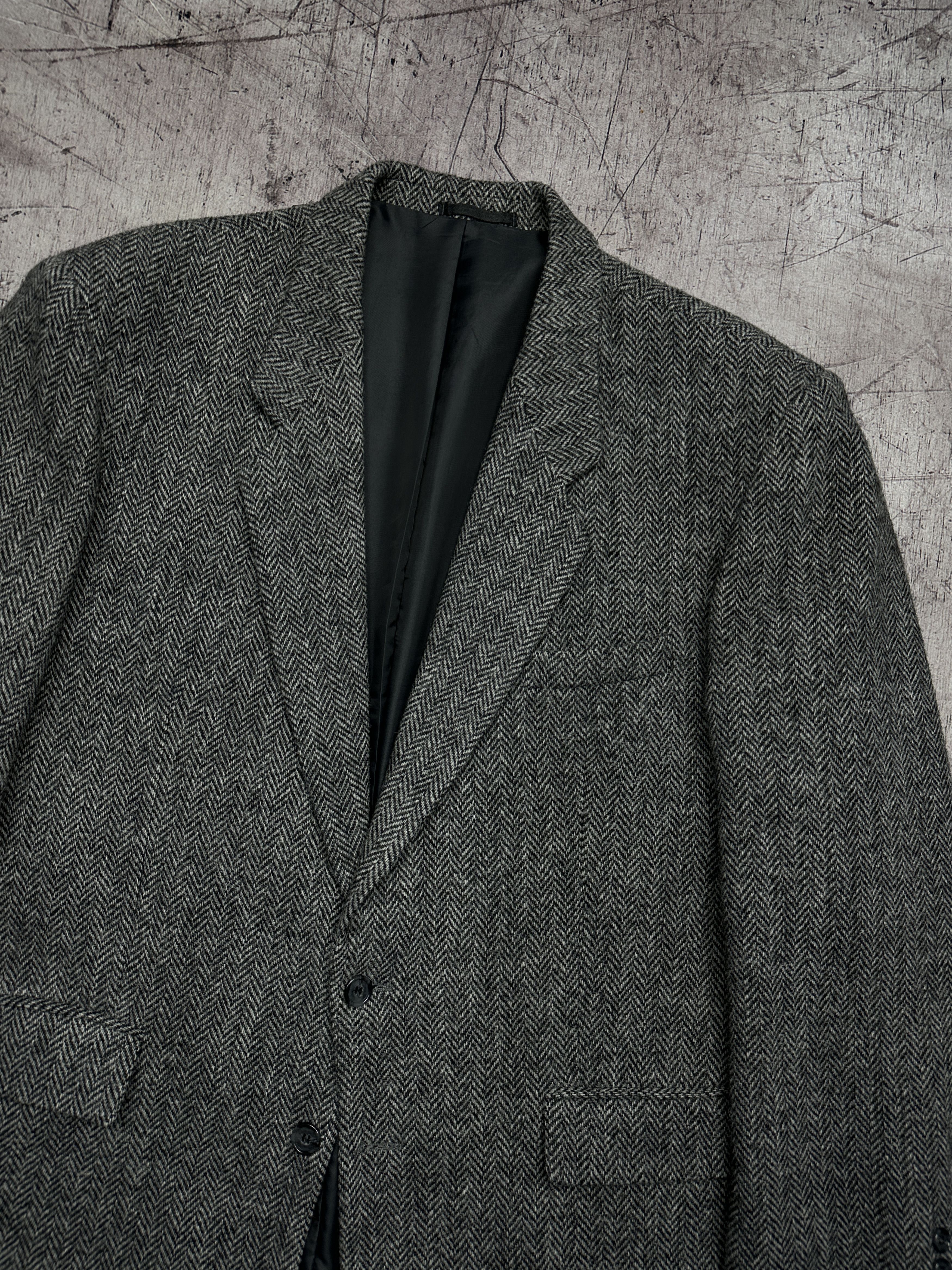 Harris Tweed Harris Tweed Vintage Mens Wool Blazer Jacket Size 44R - 2 Thumbnail