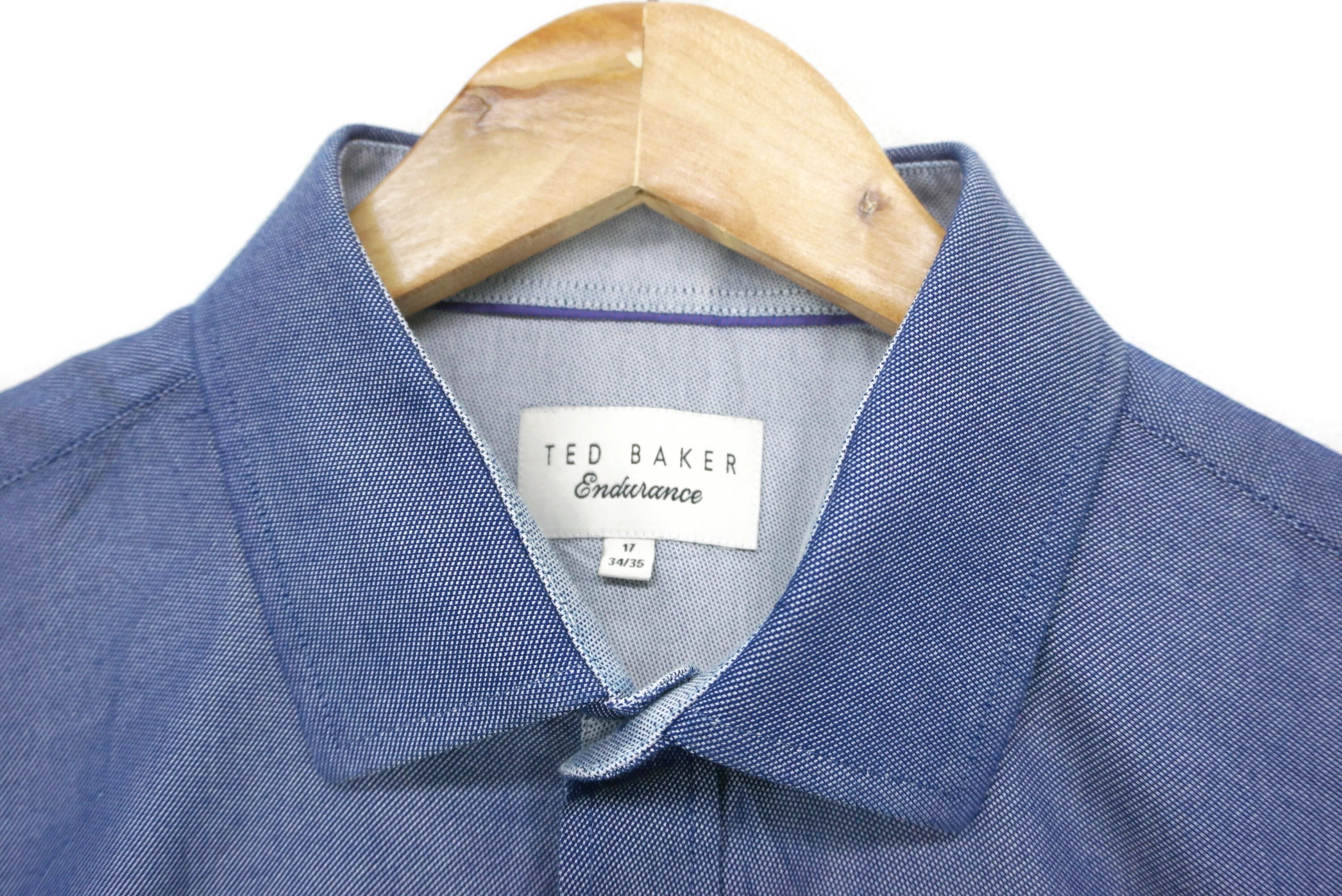 Ted Baker Endurance Spread Collar Button Down Shirt Size L Size US L / EU 52-54 / 3 - 4 Thumbnail