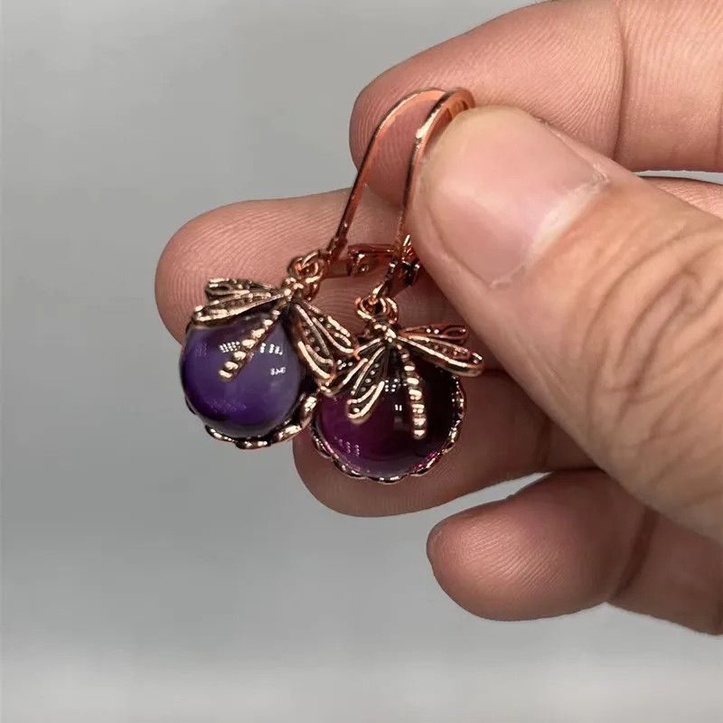 Other Vintage Bronze Dragonfly Earrings Size ONE SIZE - 2 Thumbnail
