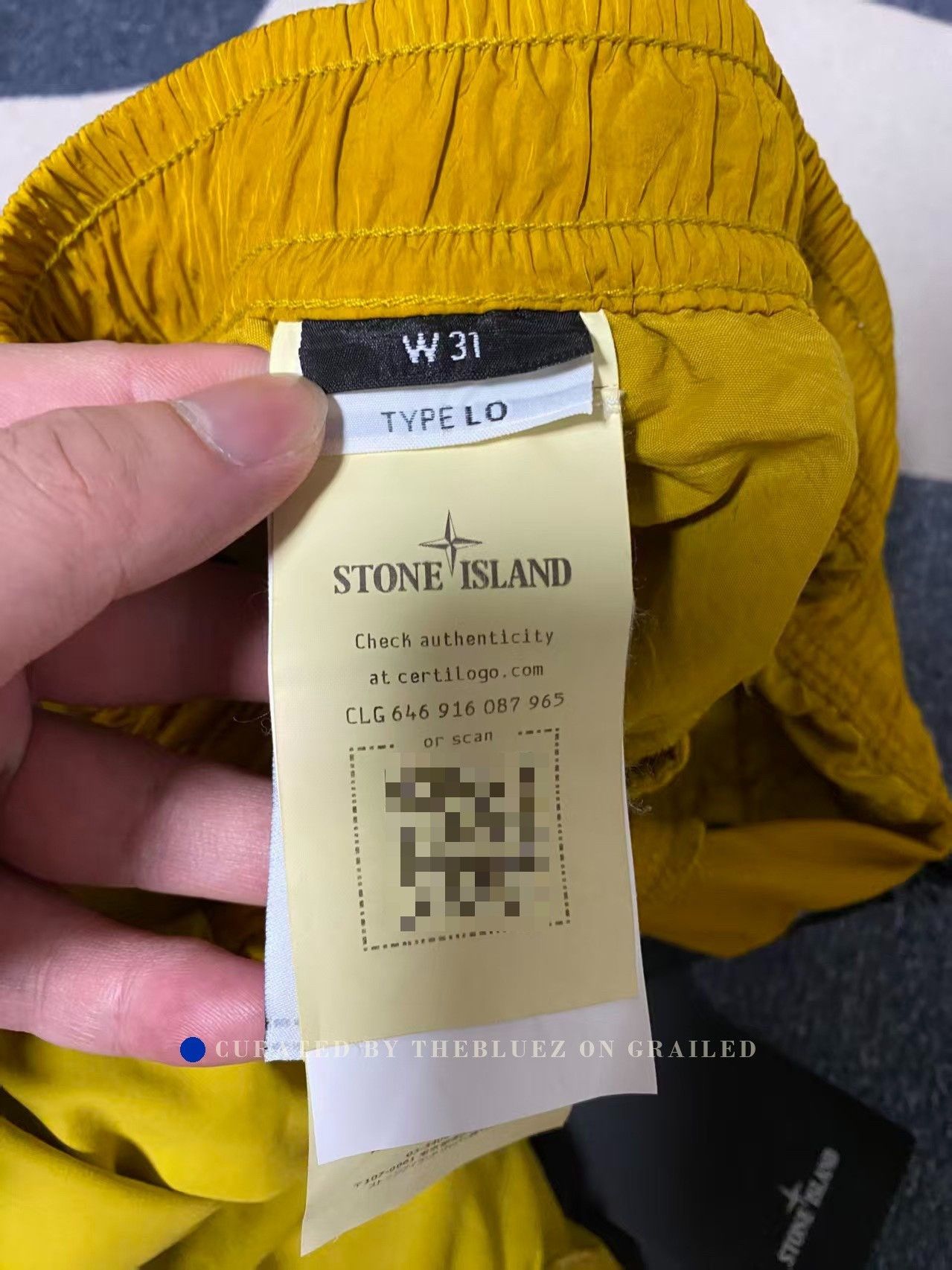 Stone Island Stone Island Spliced Metal Nylon Pants Size US 31 - 5 Thumbnail