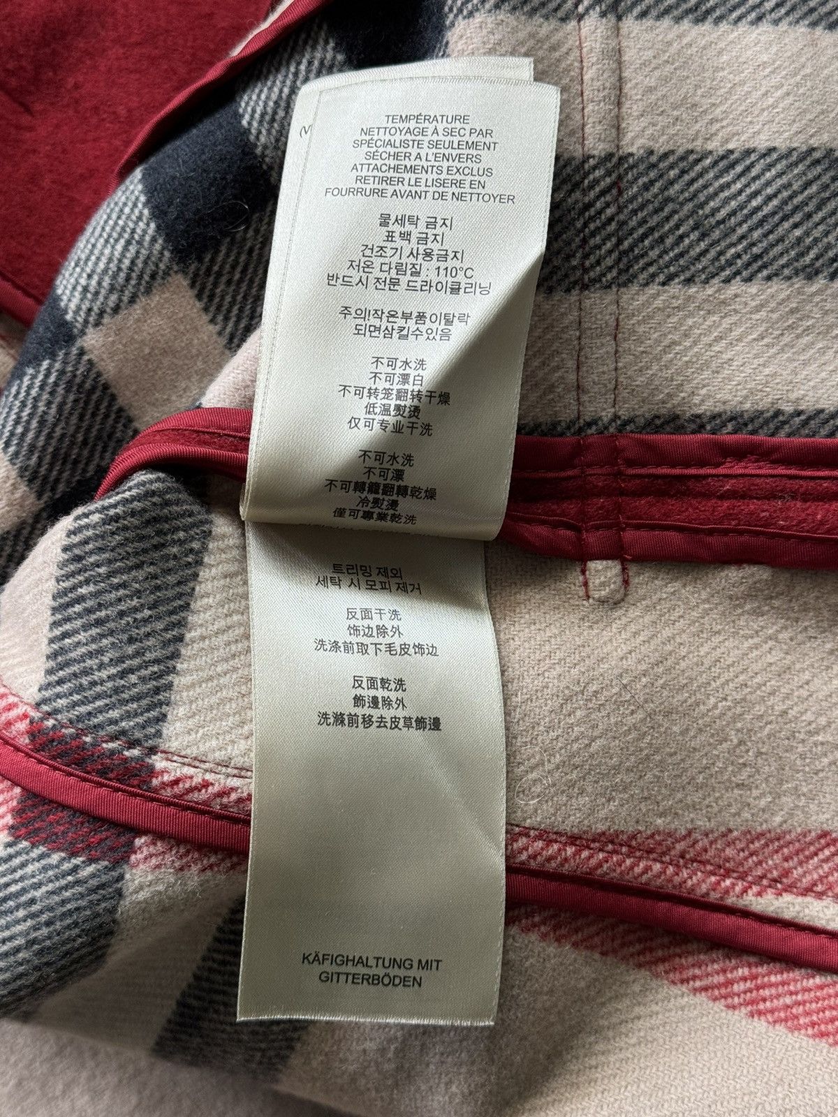 Burberry Burberry Brit nova check lining fur hood wool duffle coat Size M / US 6-8 / IT 42-44 - 13 Thumbnail