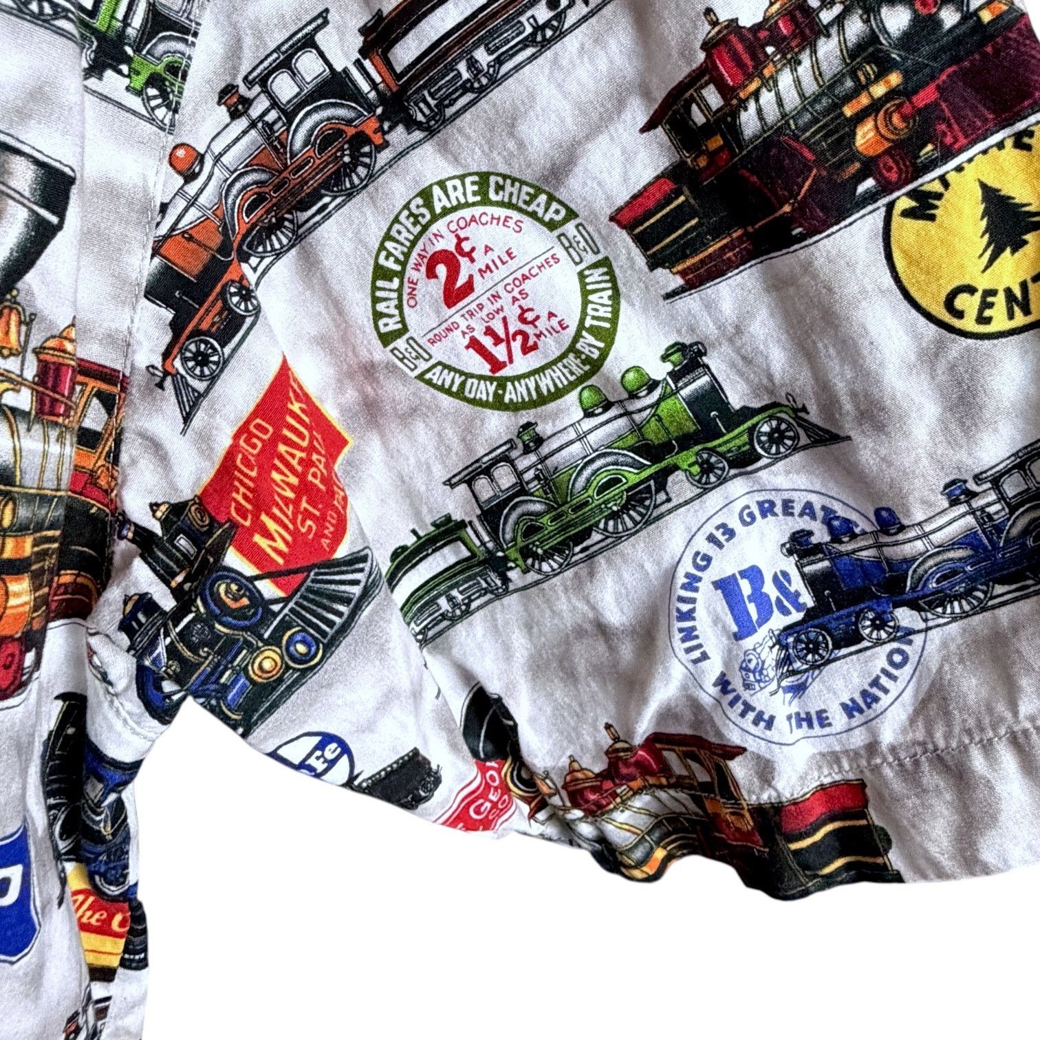 Pacific Trail Max Boxxer Boxer USA Vintage Railroad Men's S/S Button Up XL Size US XL / EU 56 / 4 - 7 Thumbnail