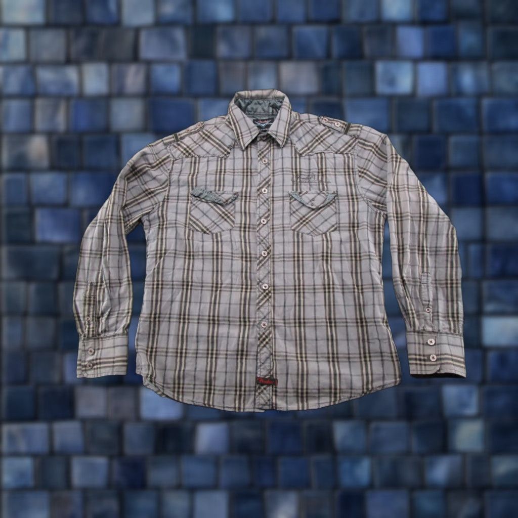 Fender VINTAGE Fender Rock And Roll Religion Button Up Shirt Mens Size L Grunge Y2K Size US L / EU 52-54 / 3 - 1 Thumbnail