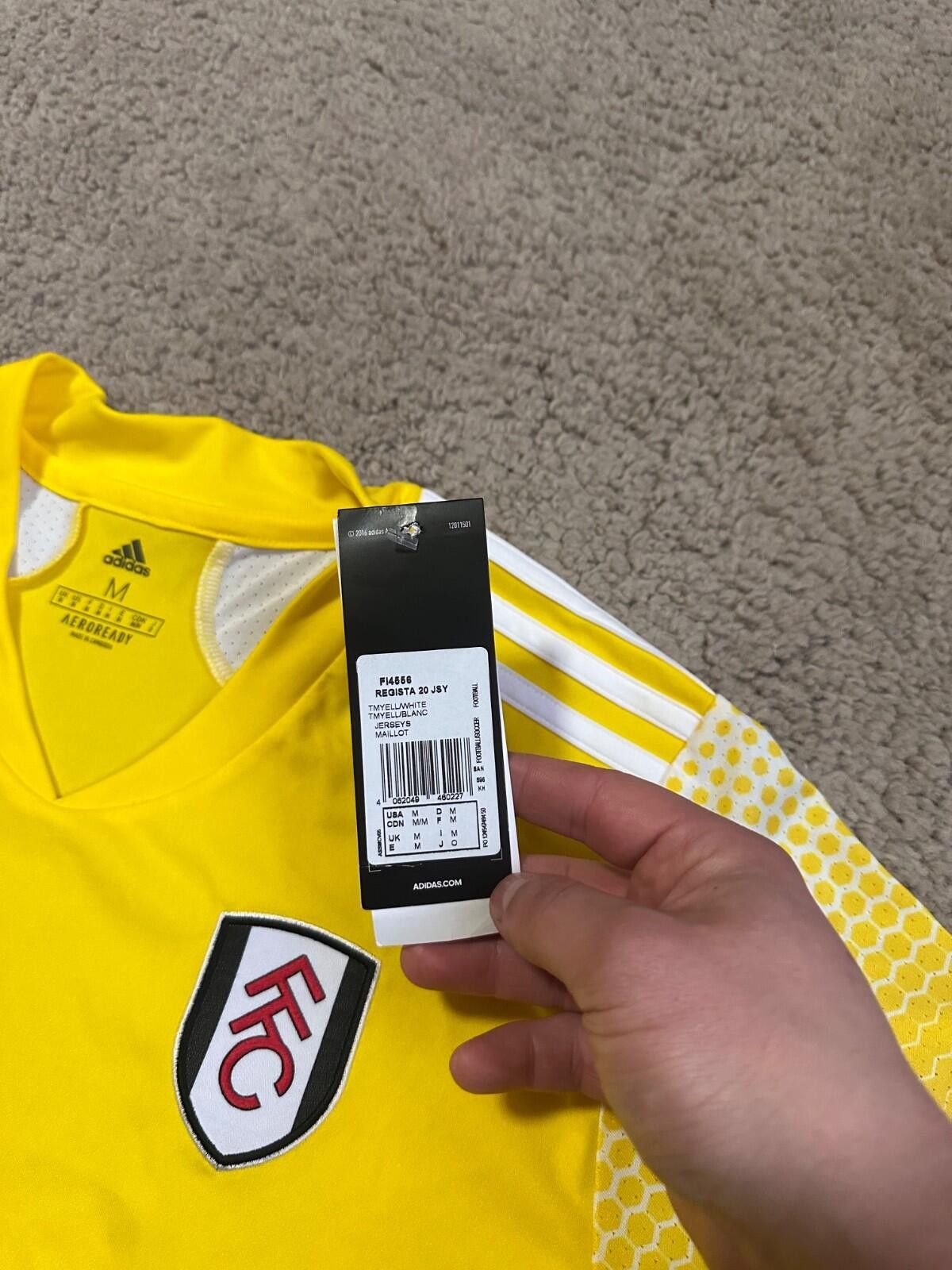 Adidas Adidas Fulham 2021/22 Football Shirt Soccer Jersey Sz M Size US M / EU 48-50 / 2 - 6 Thumbnail