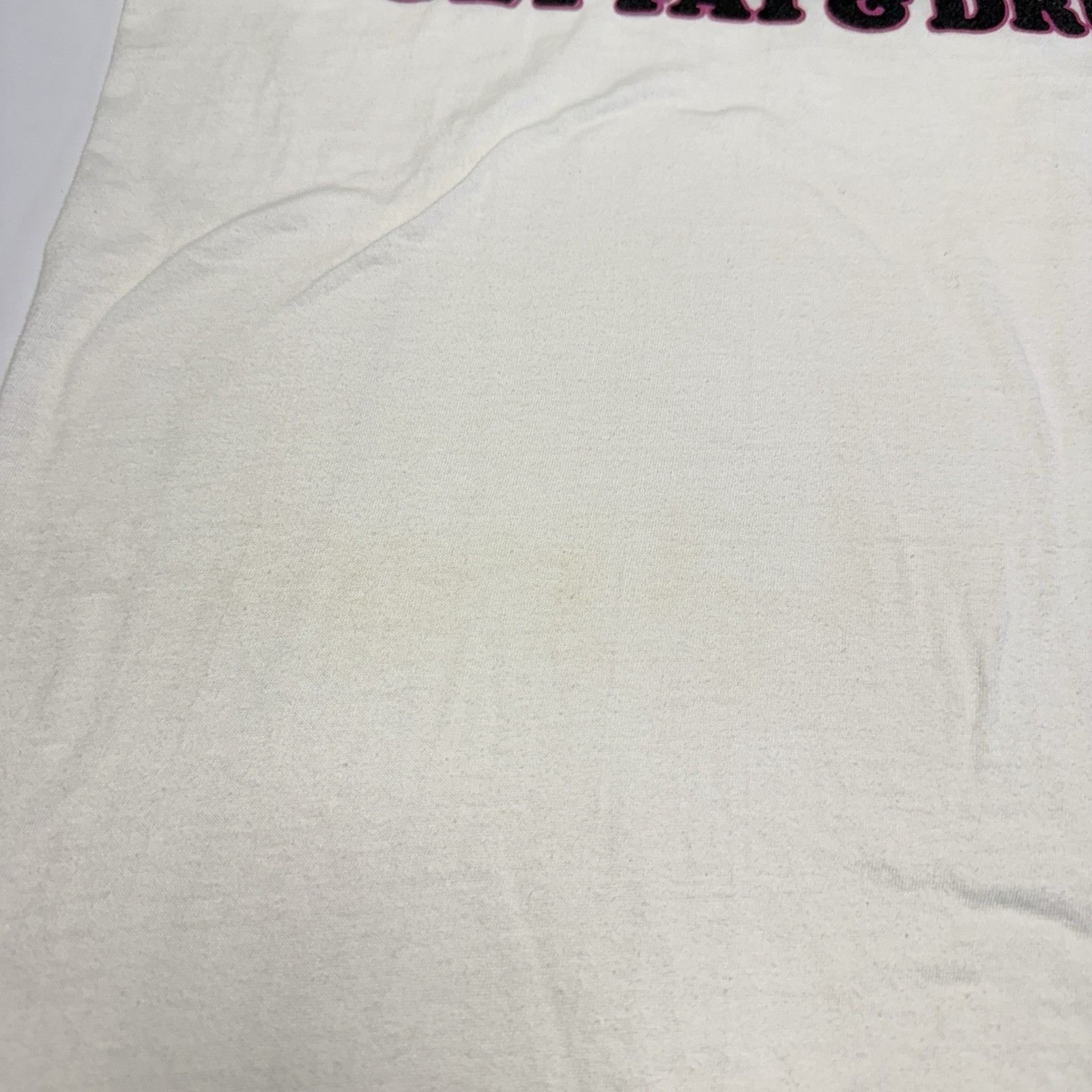 Vintage Vintage 90s Funny Party T Shirt XL 21x25 Eat Drink Get Far & Size US XL / EU 56 / 4 - 8 Thumbnail