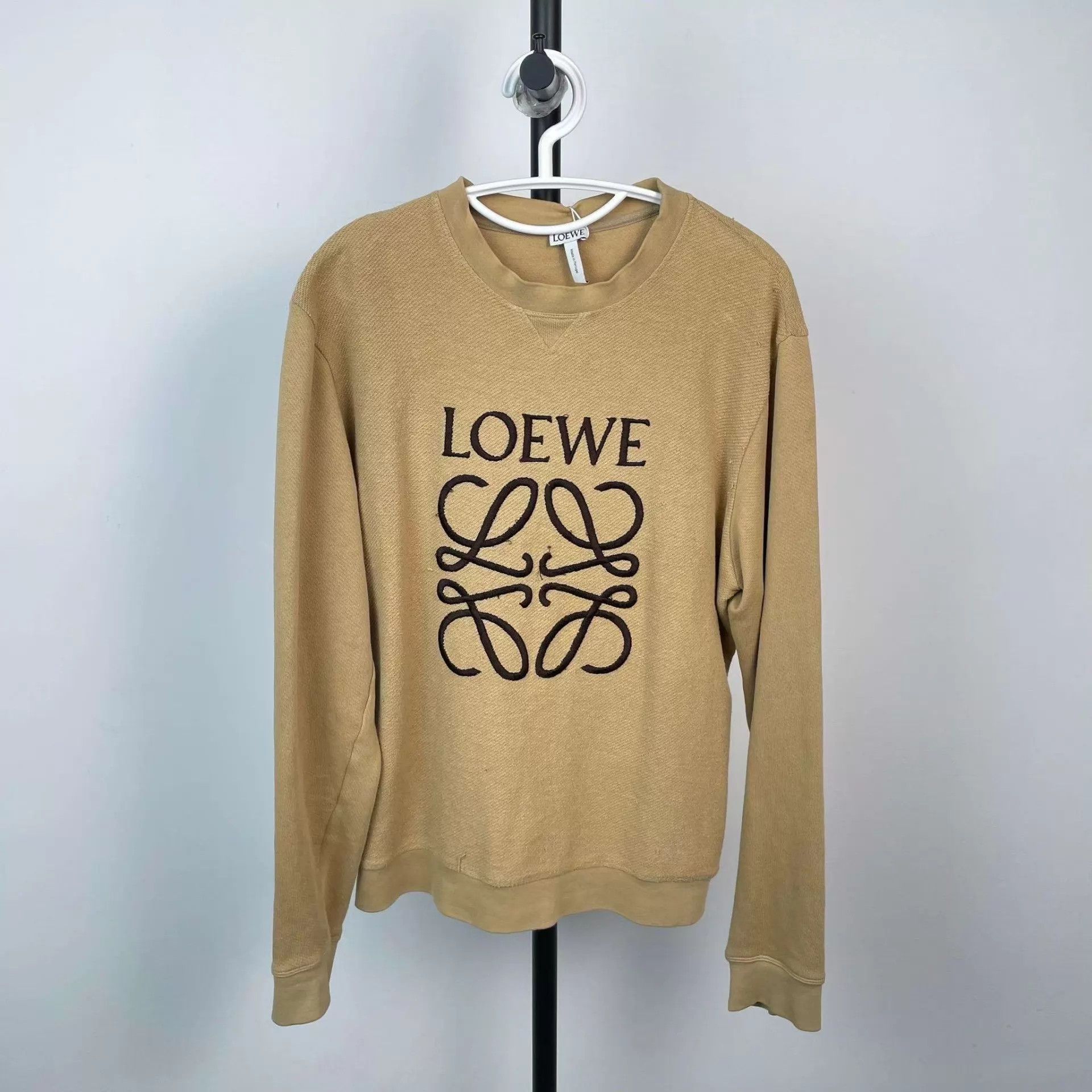 Loewe Loewe Cotton LS Khaki L Sweatshirt Size US L / EU 52-54 / 3 - 1 Thumbnail