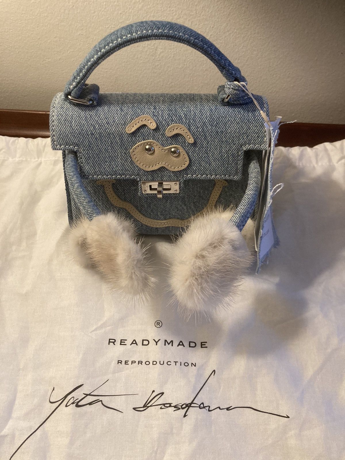 READYMADE♡ DENIM MONSTER BAG/BLUE READYMADE MONSTER BAG DENIM (BLUE) – LOOM OSAKA