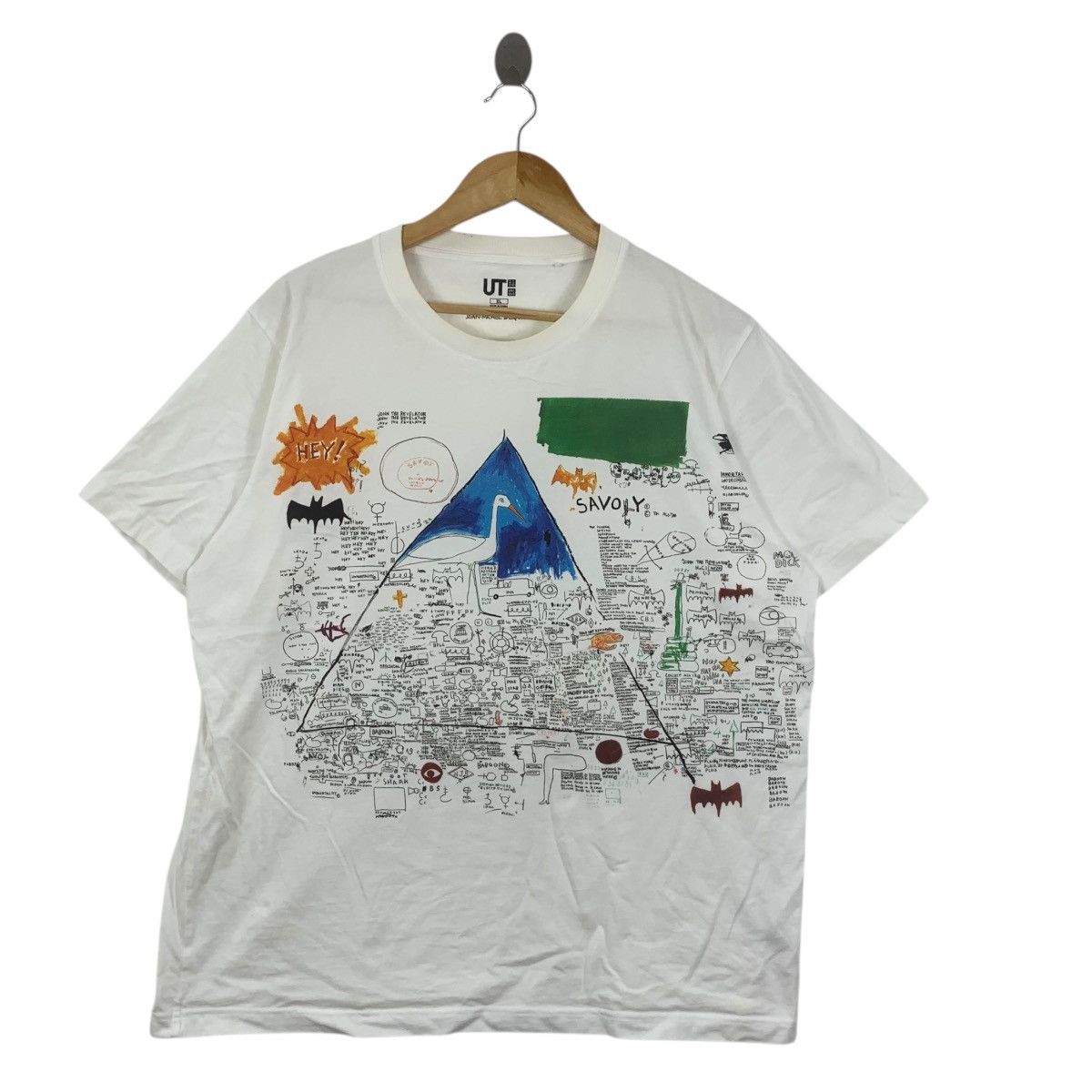 Uniqlo JEAN MICHEL BASQUIAT x UNIQLO Pez Dispenser Tee Shirt Top Size US XL / EU 56 / 4 - 3 Thumbnail
