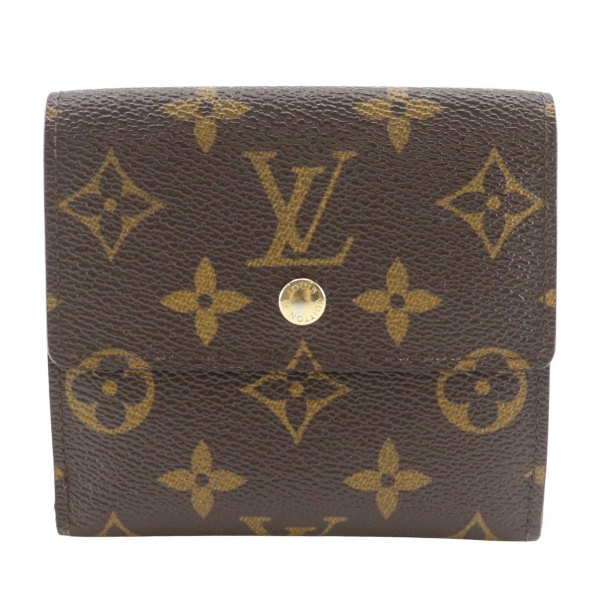 Louis Vuitton Louis Vuitton Portemonnaie Billet Cartes Credit Bi-fold Wallet, M61652, Monogram Canvas, 2008, Brown, SP2088, Snap Button, Unisex Size ONE SIZE - 1 Thumbnail