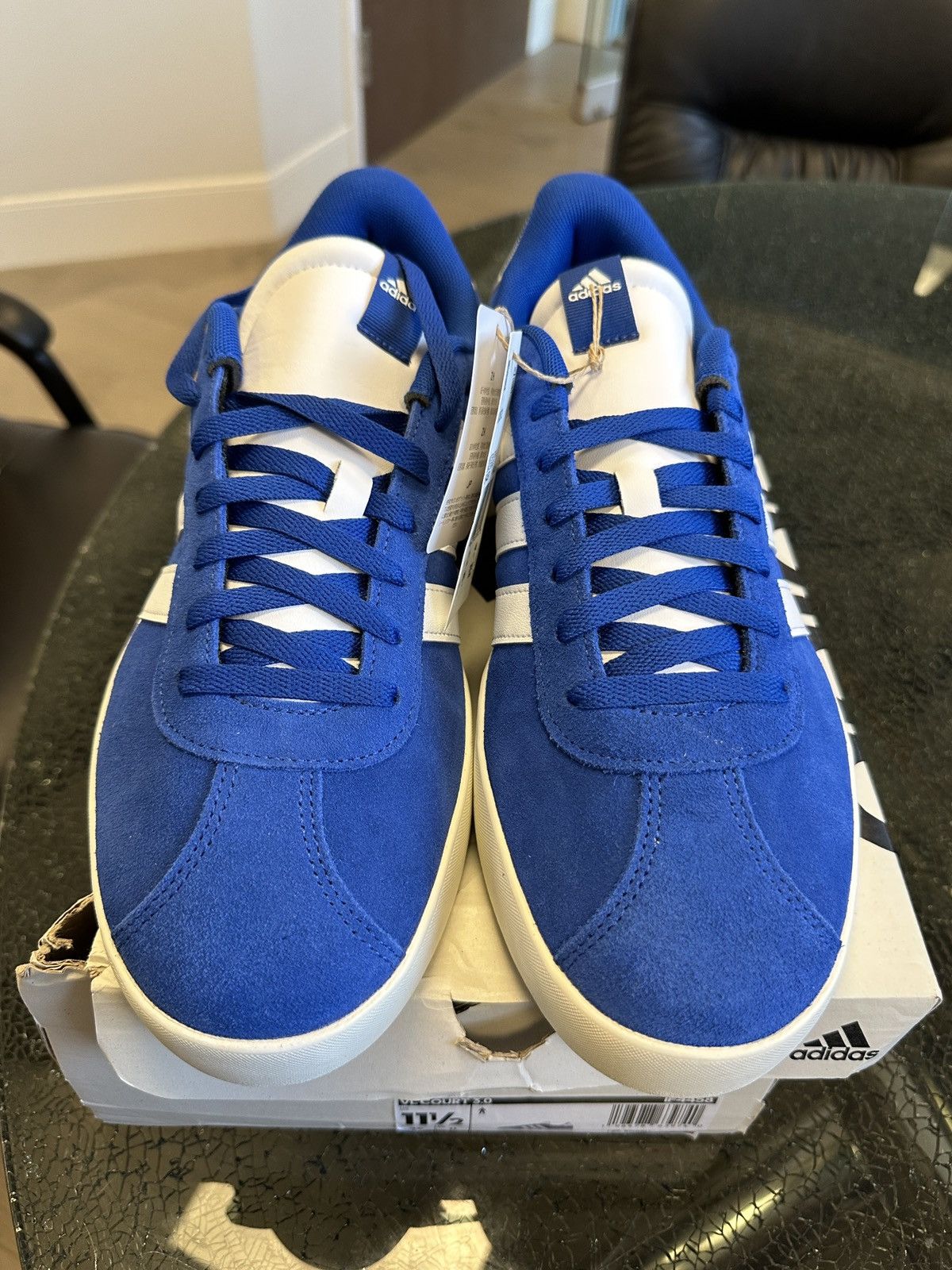 Adidas Size 11.5 - adidas VL Court 3.0 Royal Blue Size US 11.5 / EU 44-45 - 3 Thumbnail