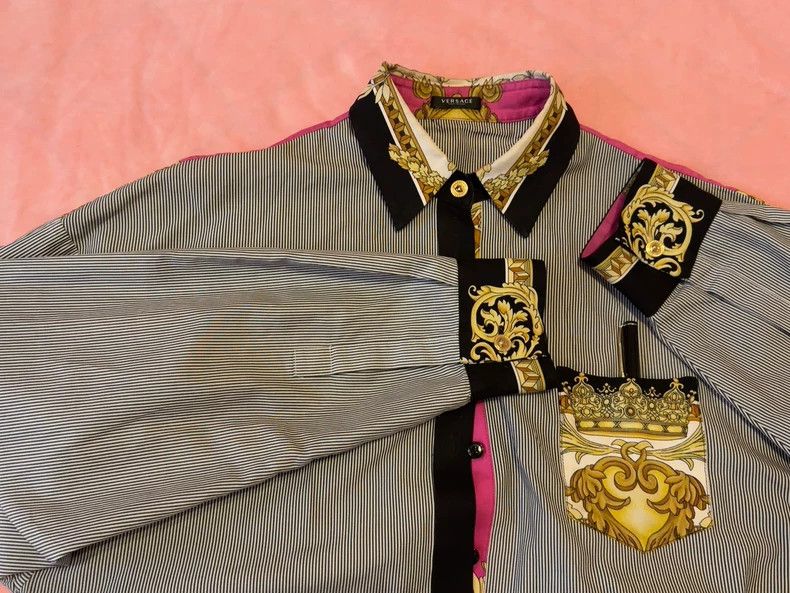 Versace Versace Shirts made in Italy Size S / US 4 / IT 40 - 4 Thumbnail