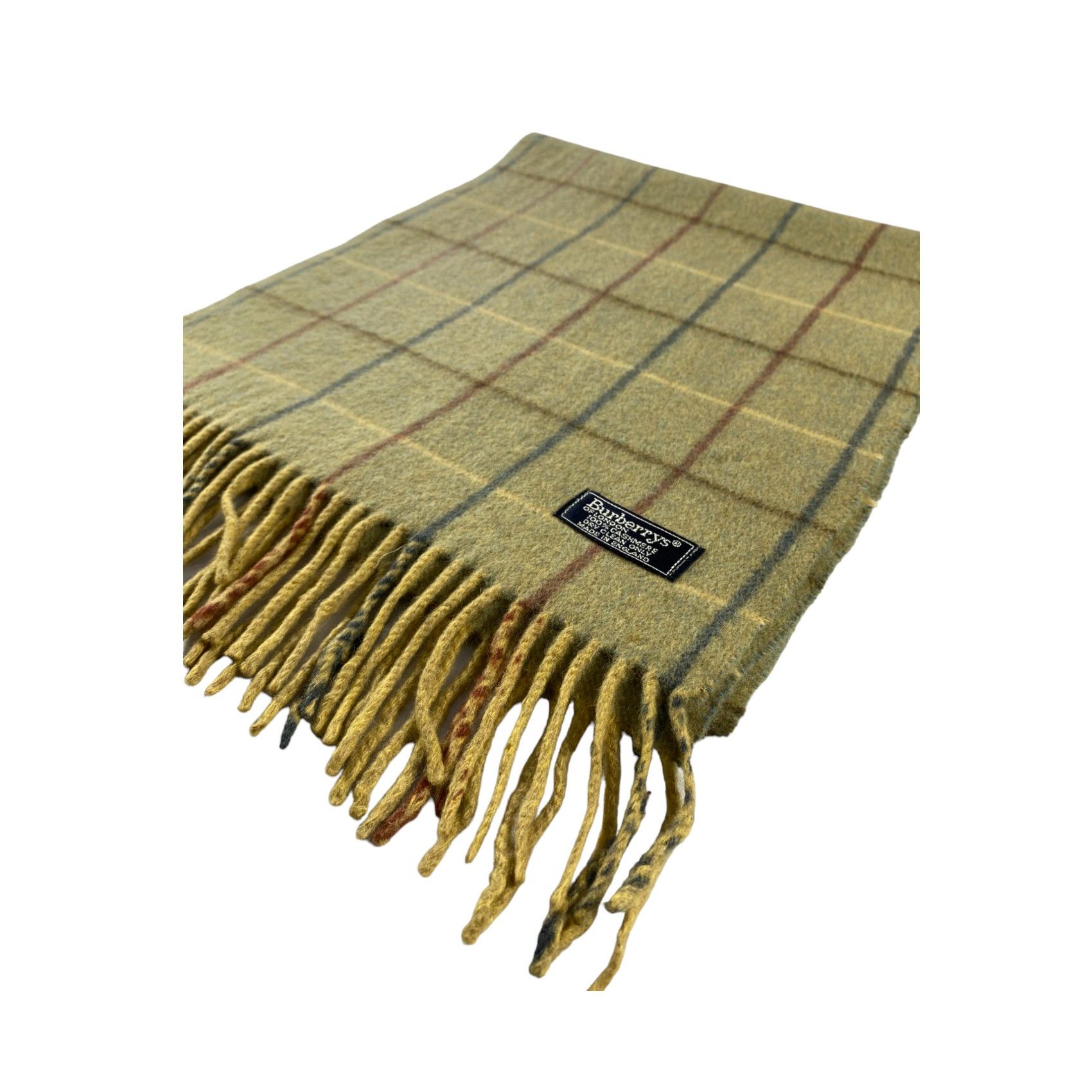 Burberry × Vintage Burberry Scarf / Muffler / Neckwear - WW1452 Size ONE SIZE - 3 Thumbnail