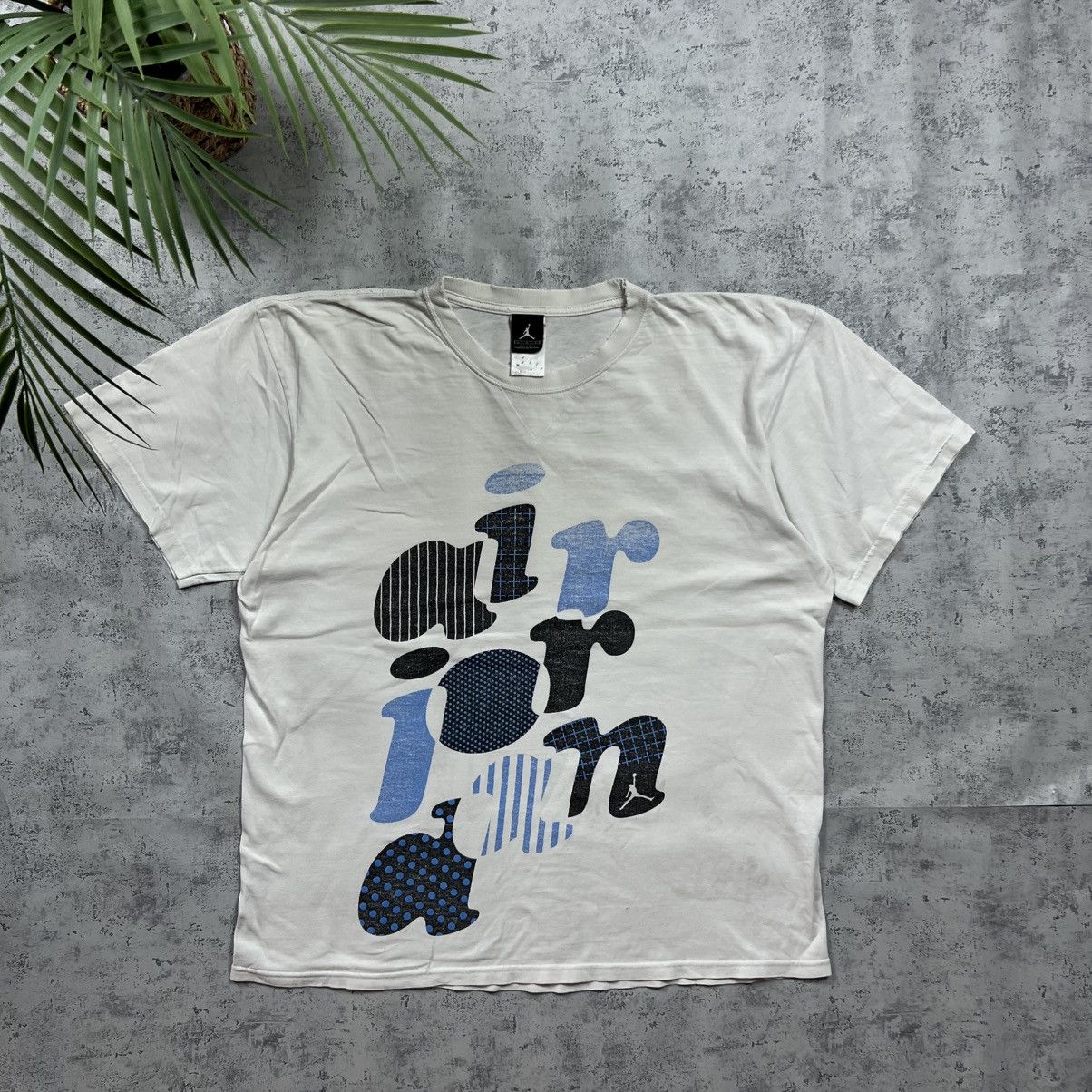 Nike 90s NIKE AIR JORDAN VINTAGE Y2K DISTRESSED RETRO TEE T-SHIRT Size US L / EU 52-54 / 3 - 1 Thumbnail